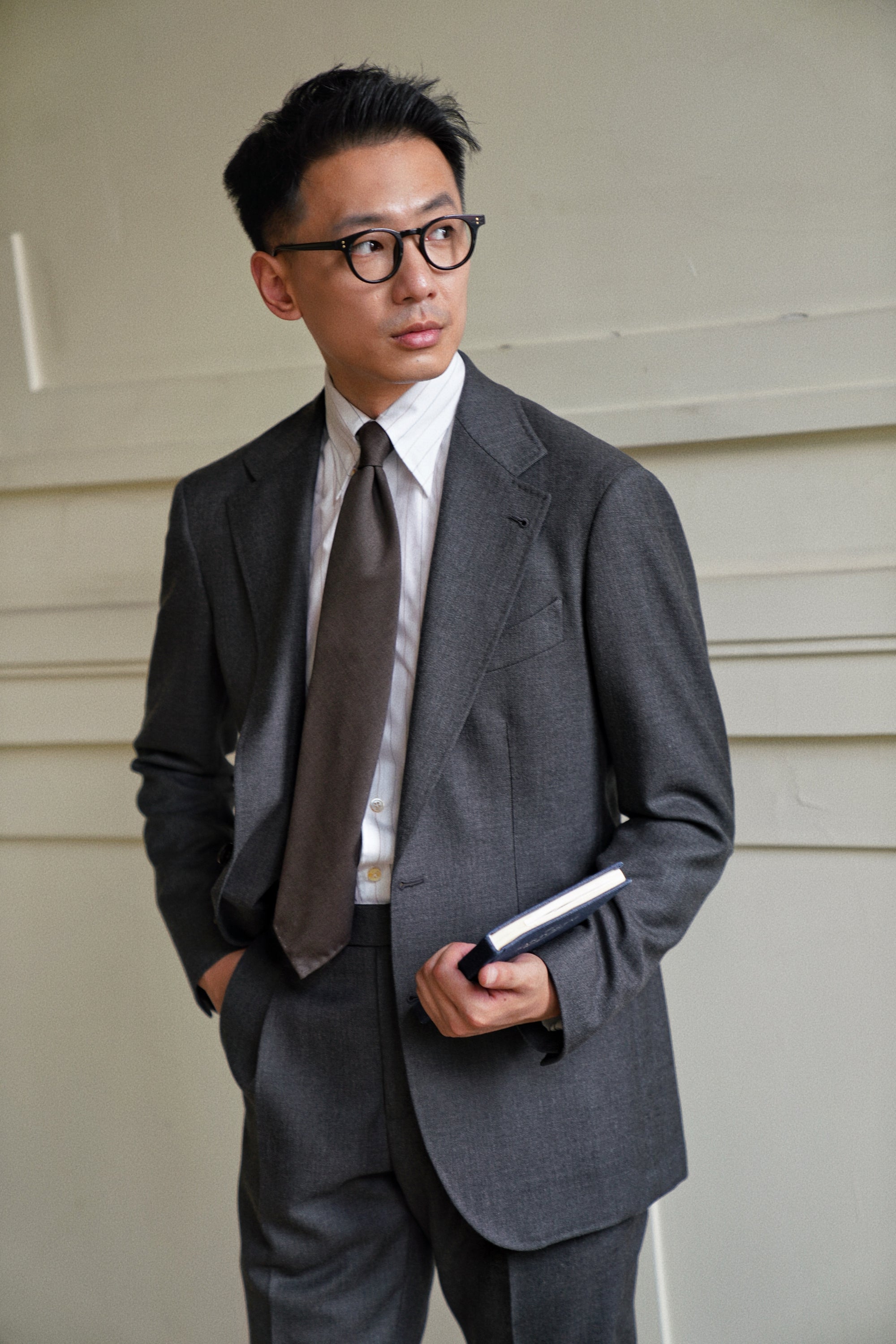 MTO Grey Serge Suit #176