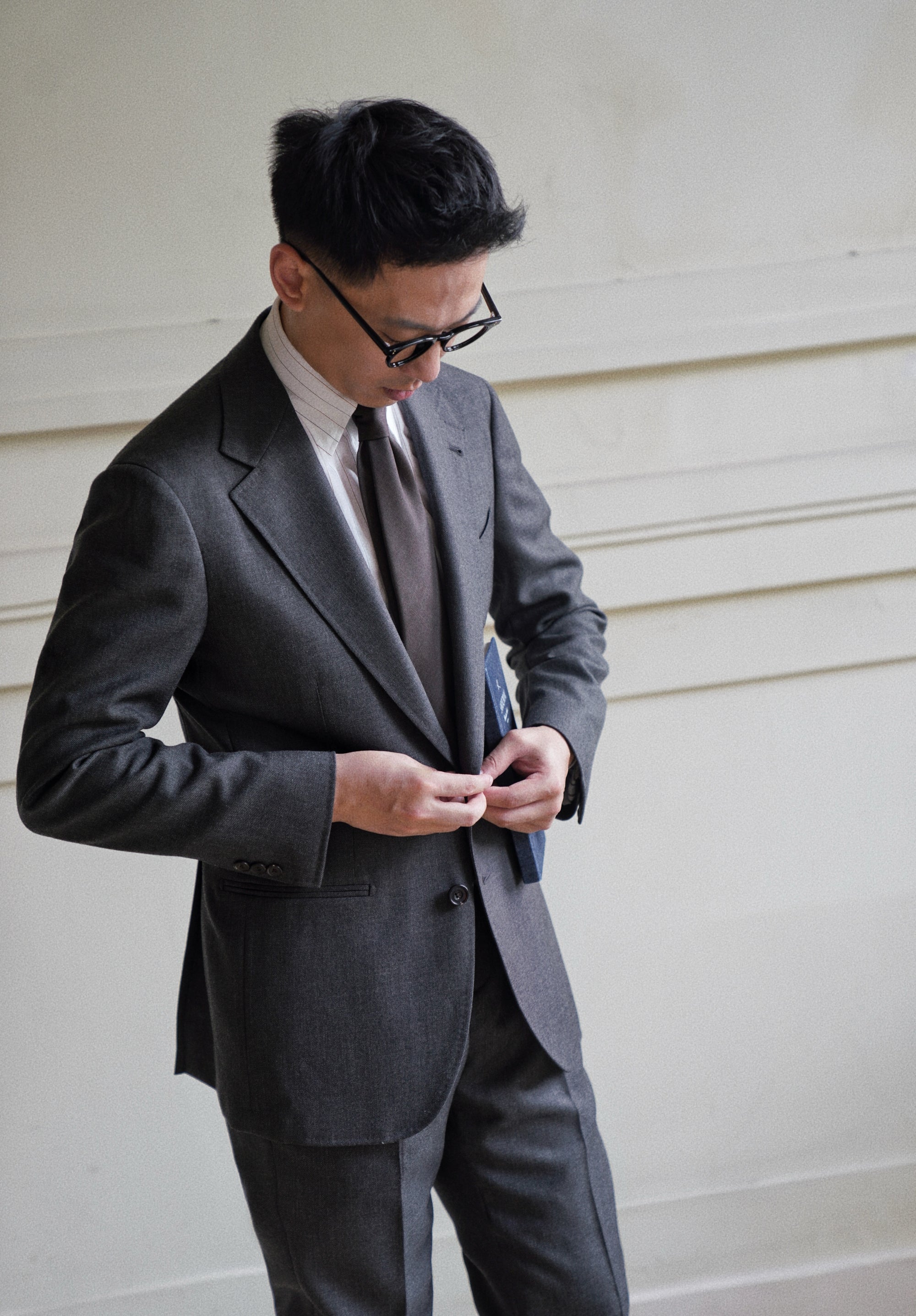 MTO Grey Serge Suit #176