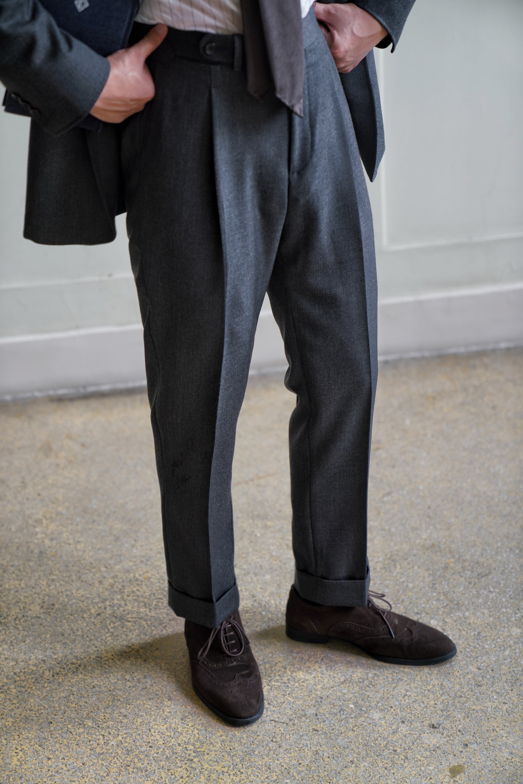 MTO Grey Serge Suit #176