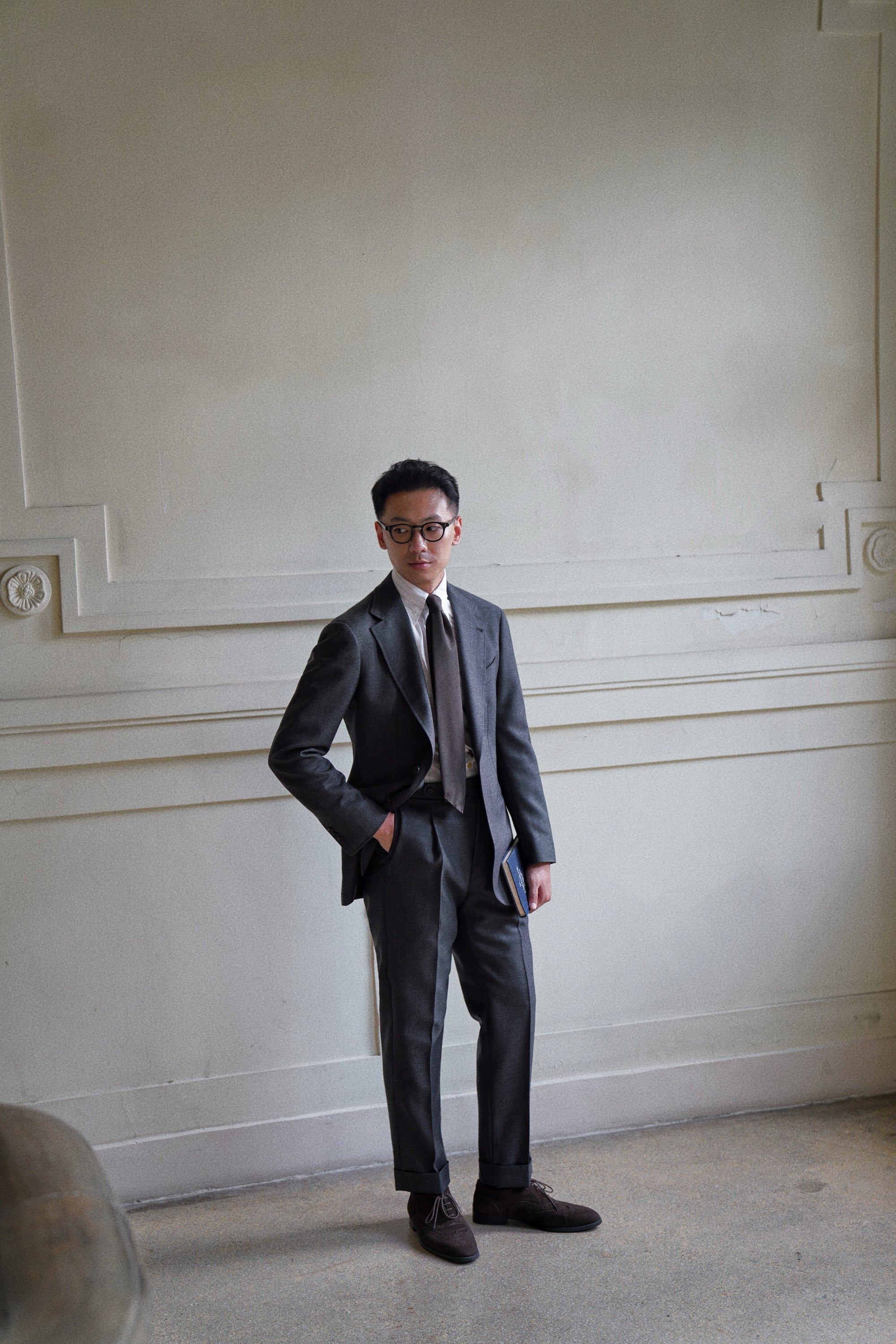 MTO Grey Serge Suit #176
