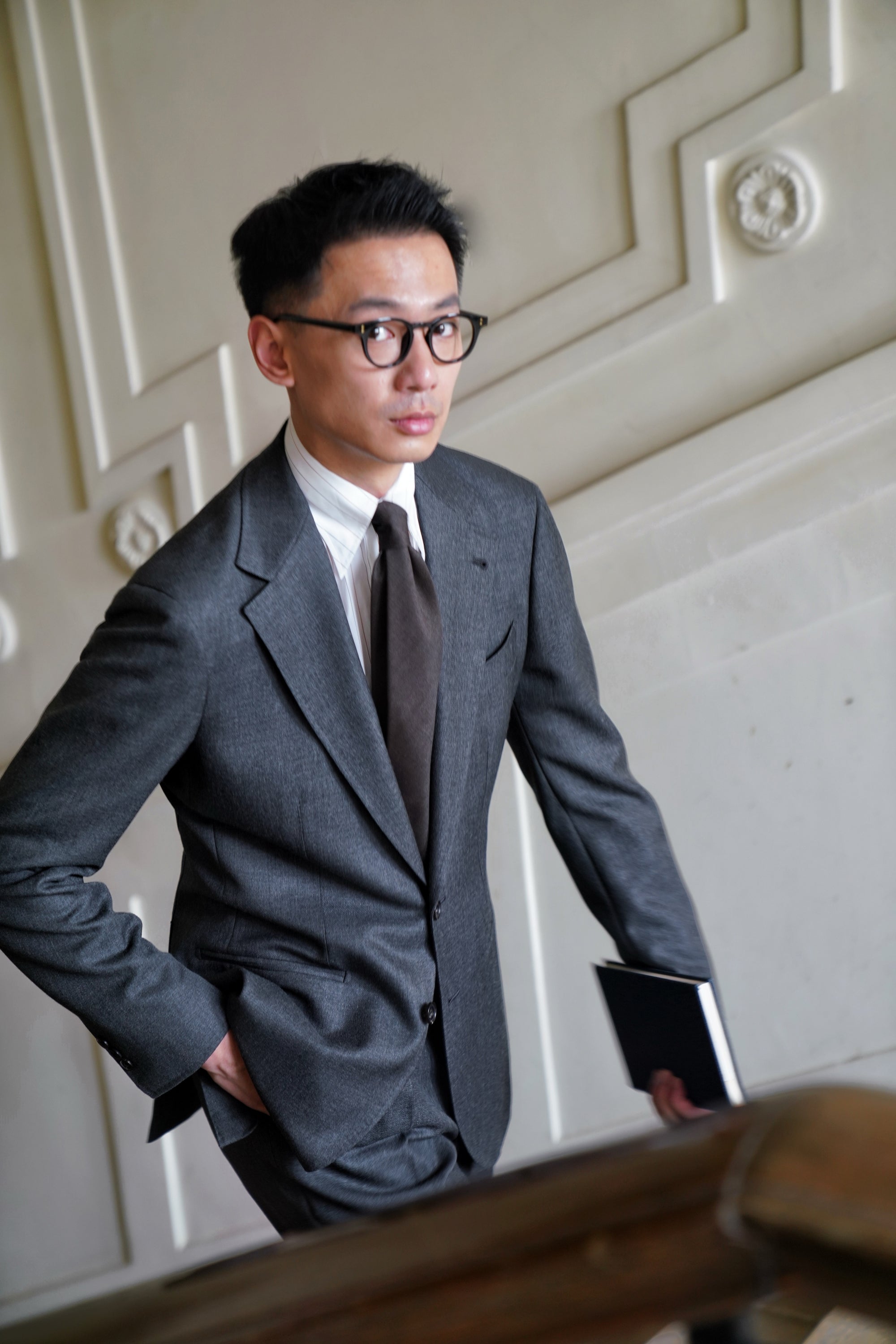 MTO Grey Serge Suit #176