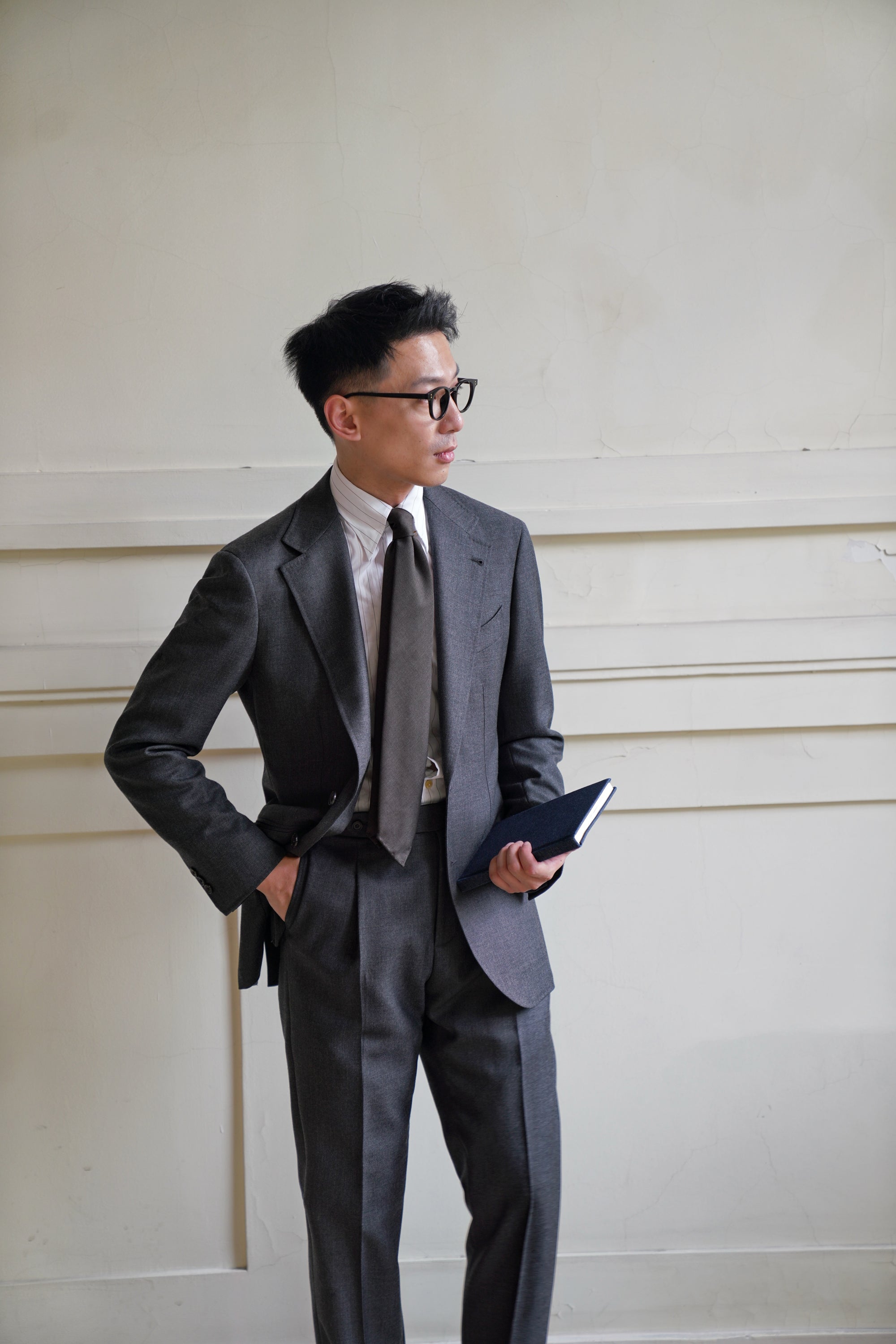 MTO Grey Serge Suit #176