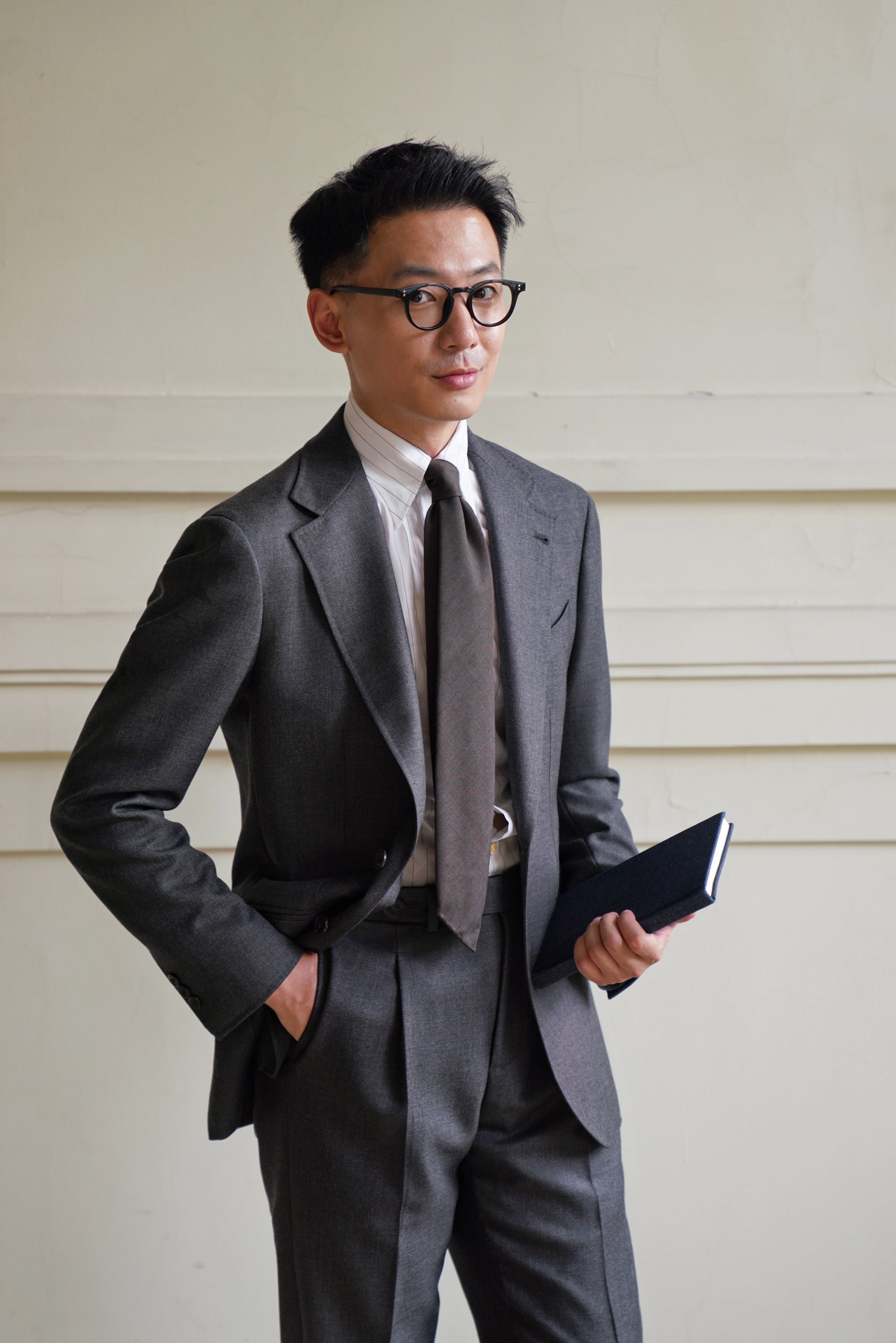MTO Grey Serge Suit #176