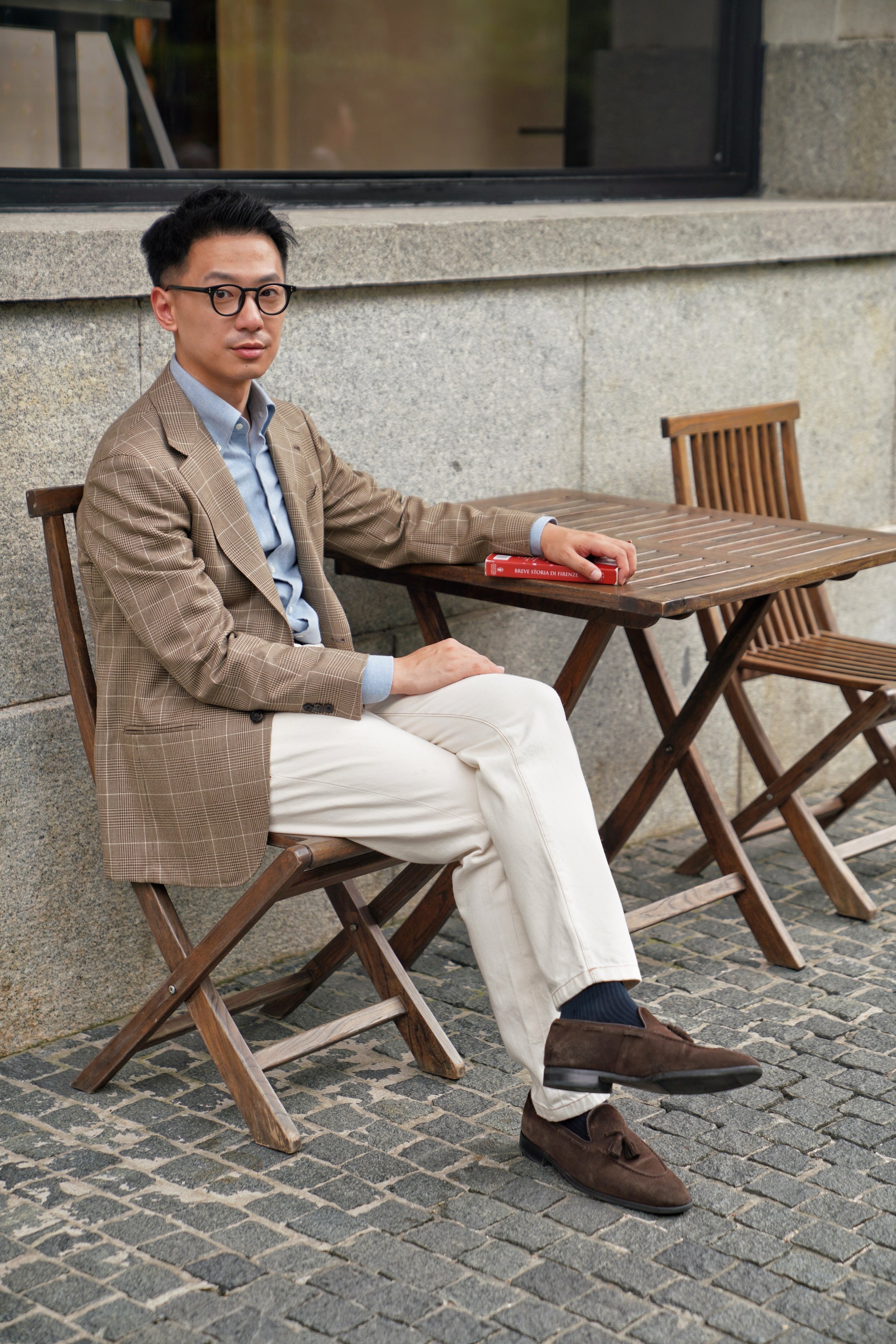 MTO Tan Glen Check Jacket #172