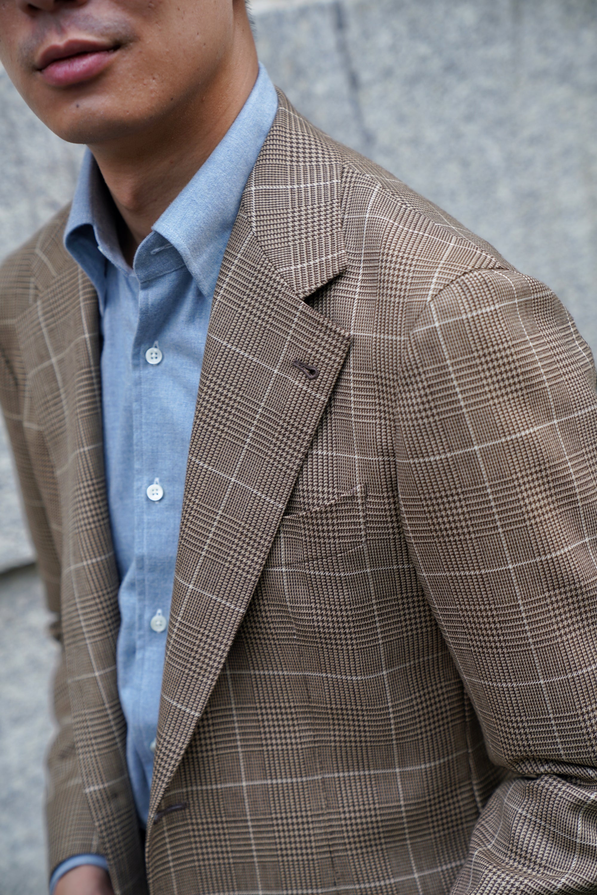 MTO Tan Glen Check Jacket #172