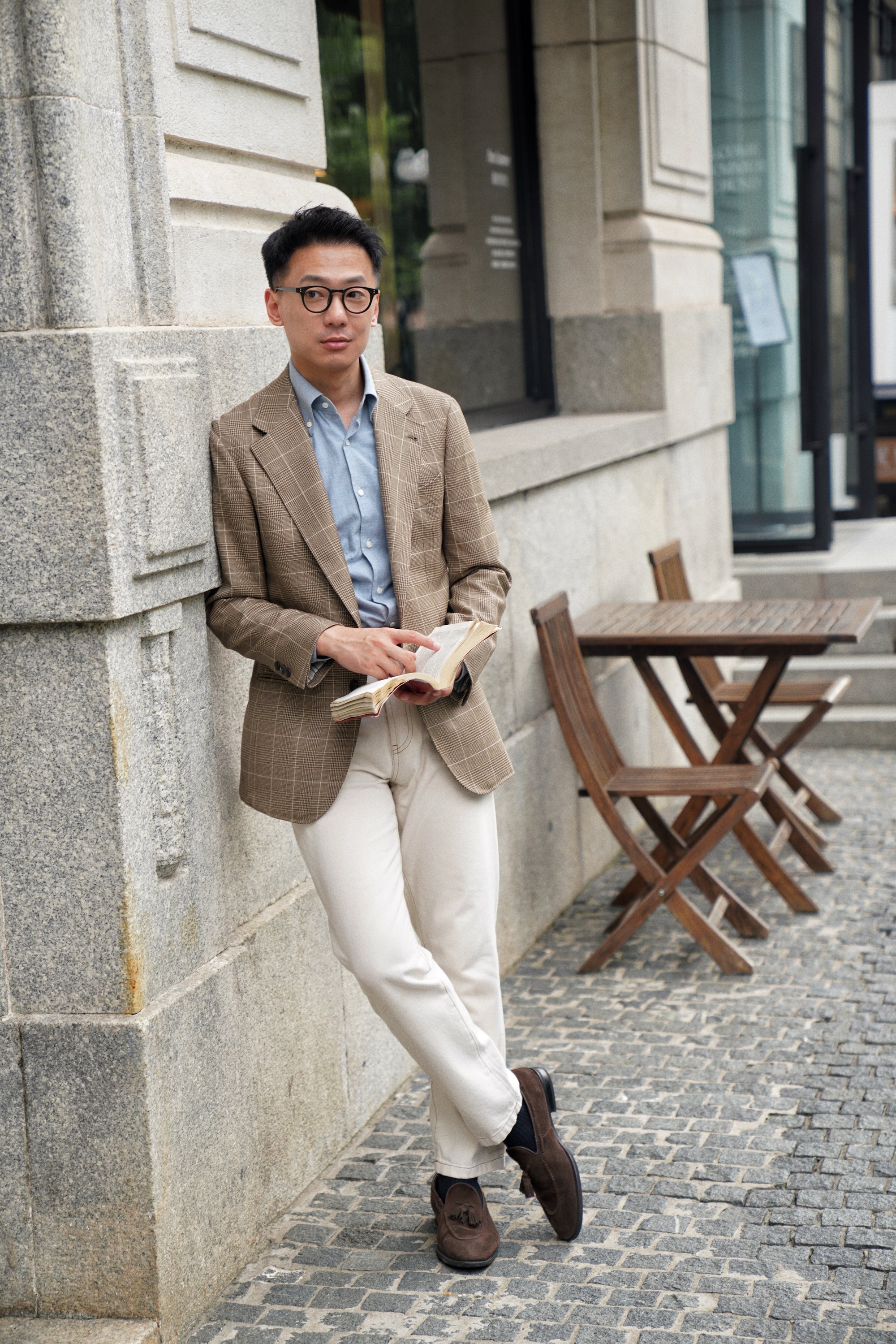 MTO Tan Glen Check Jacket #172