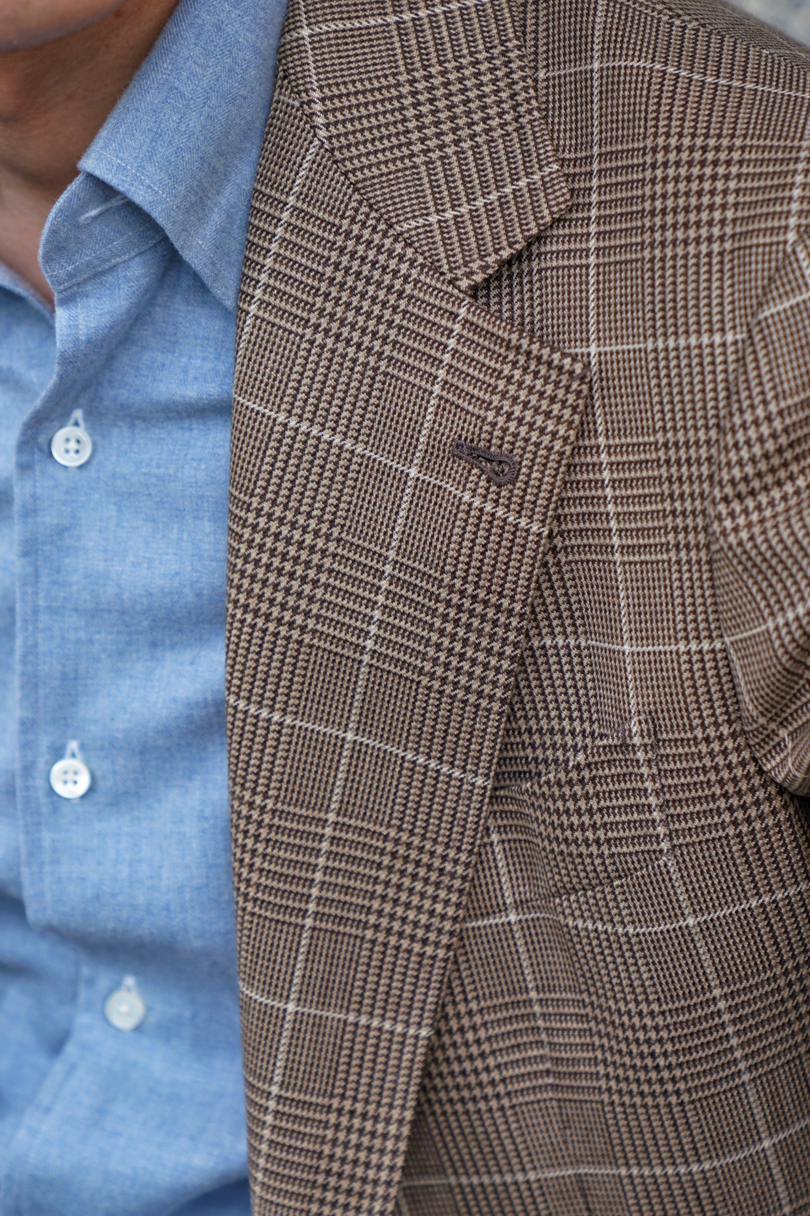 MTO Tan Glen Check Jacket #172