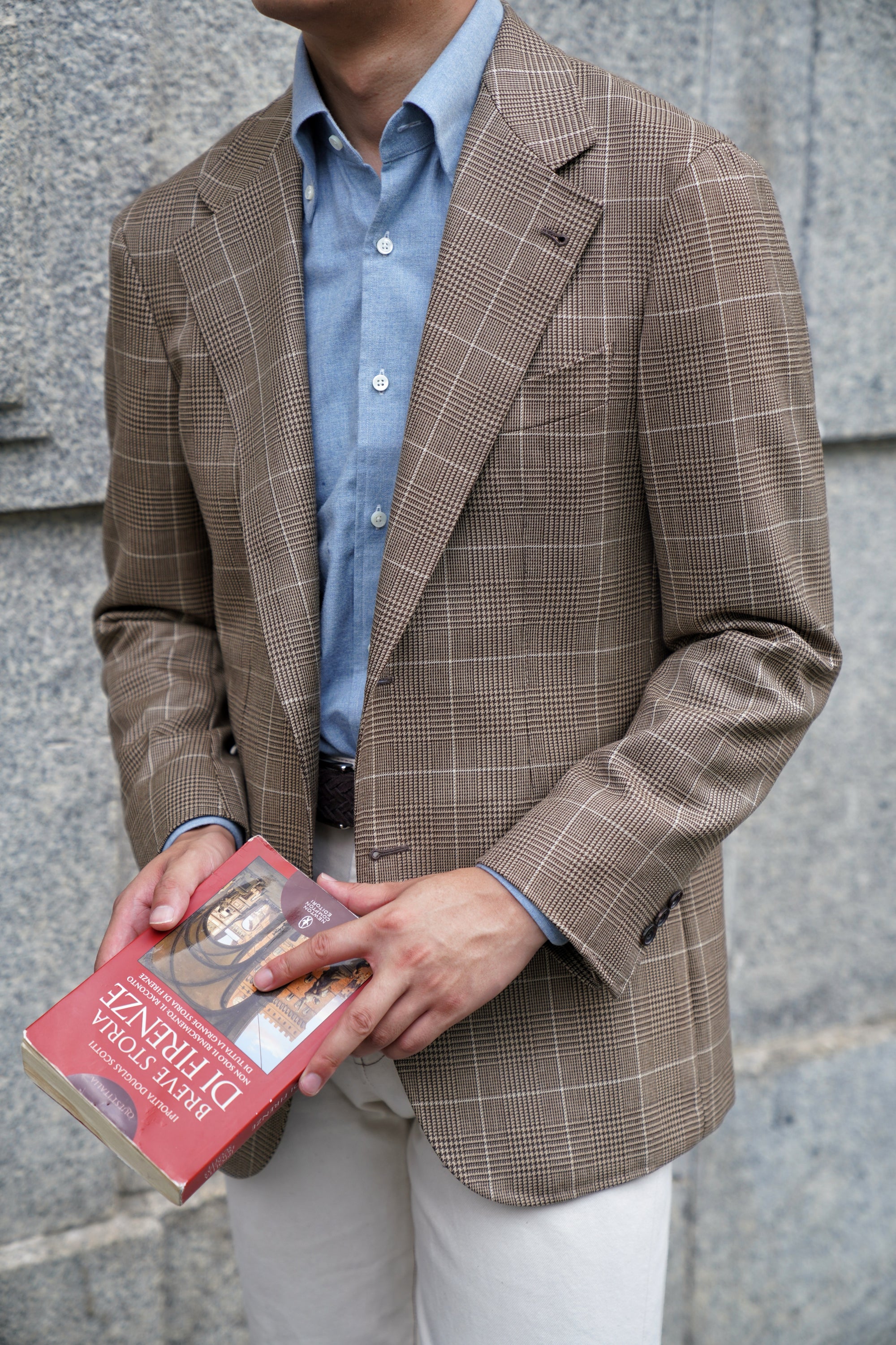 MTO Tan Glen Check Jacket #172