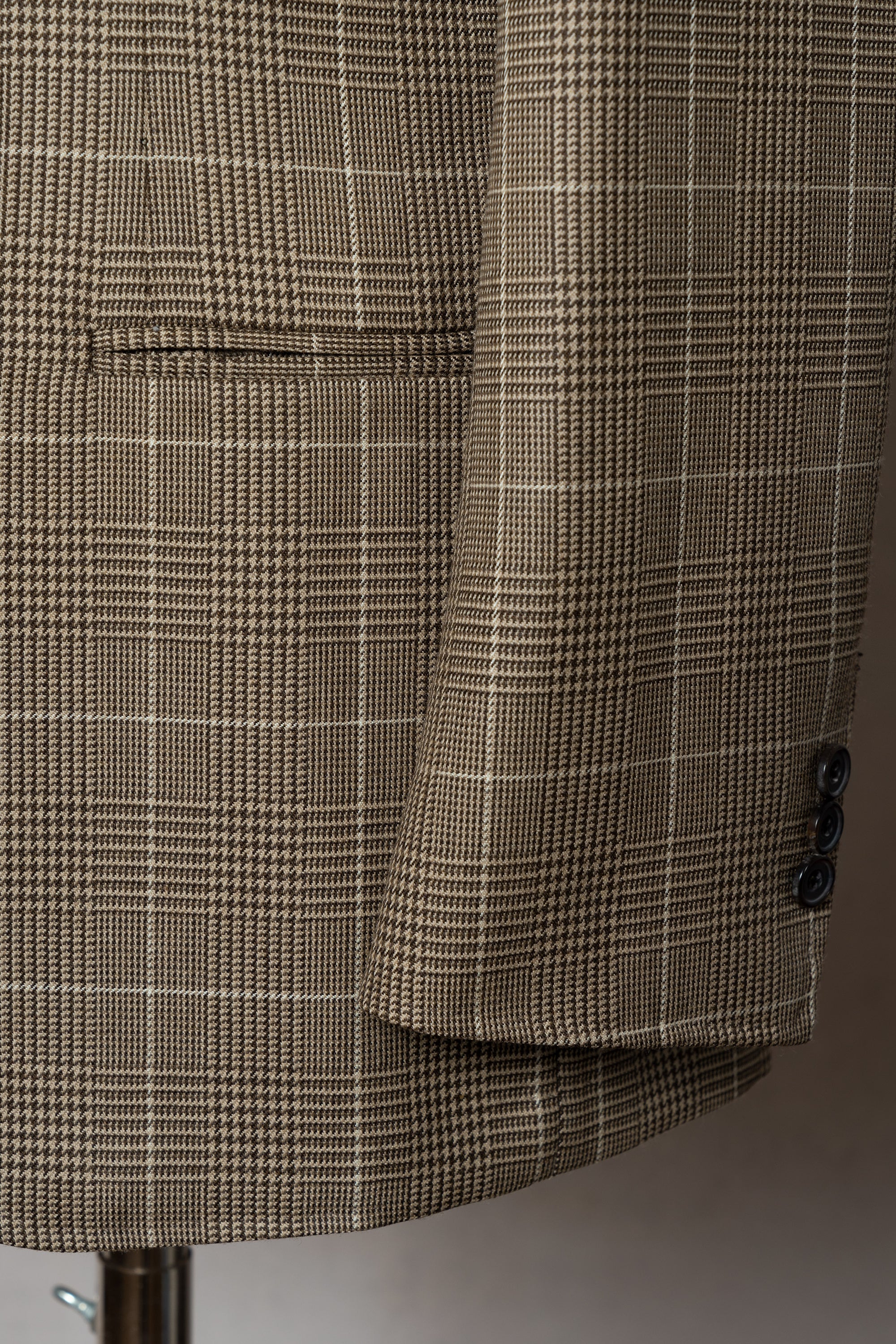MTO Tan Glen Check Jacket #172