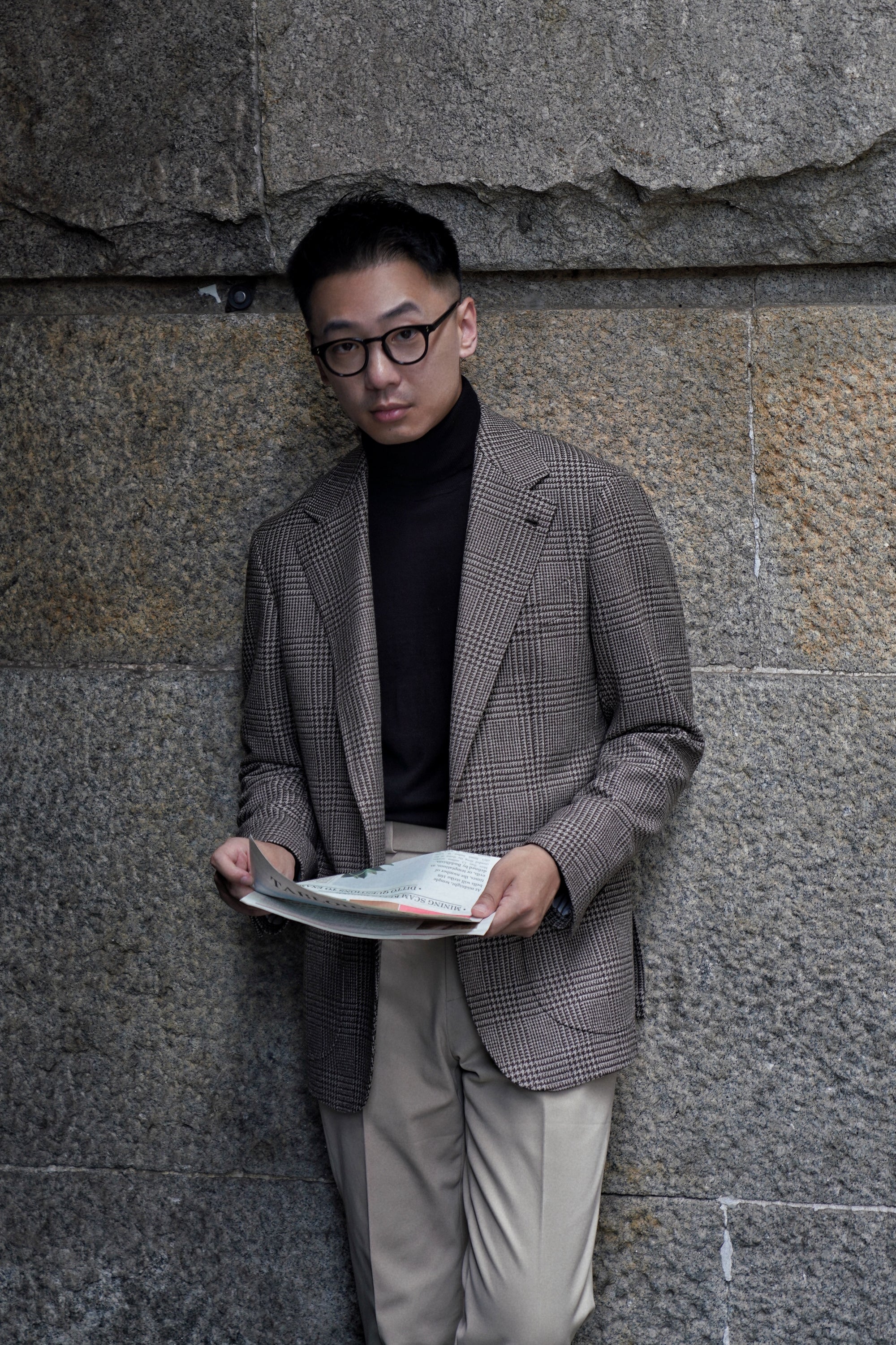 MTO Brown Glen Check Jacket #243