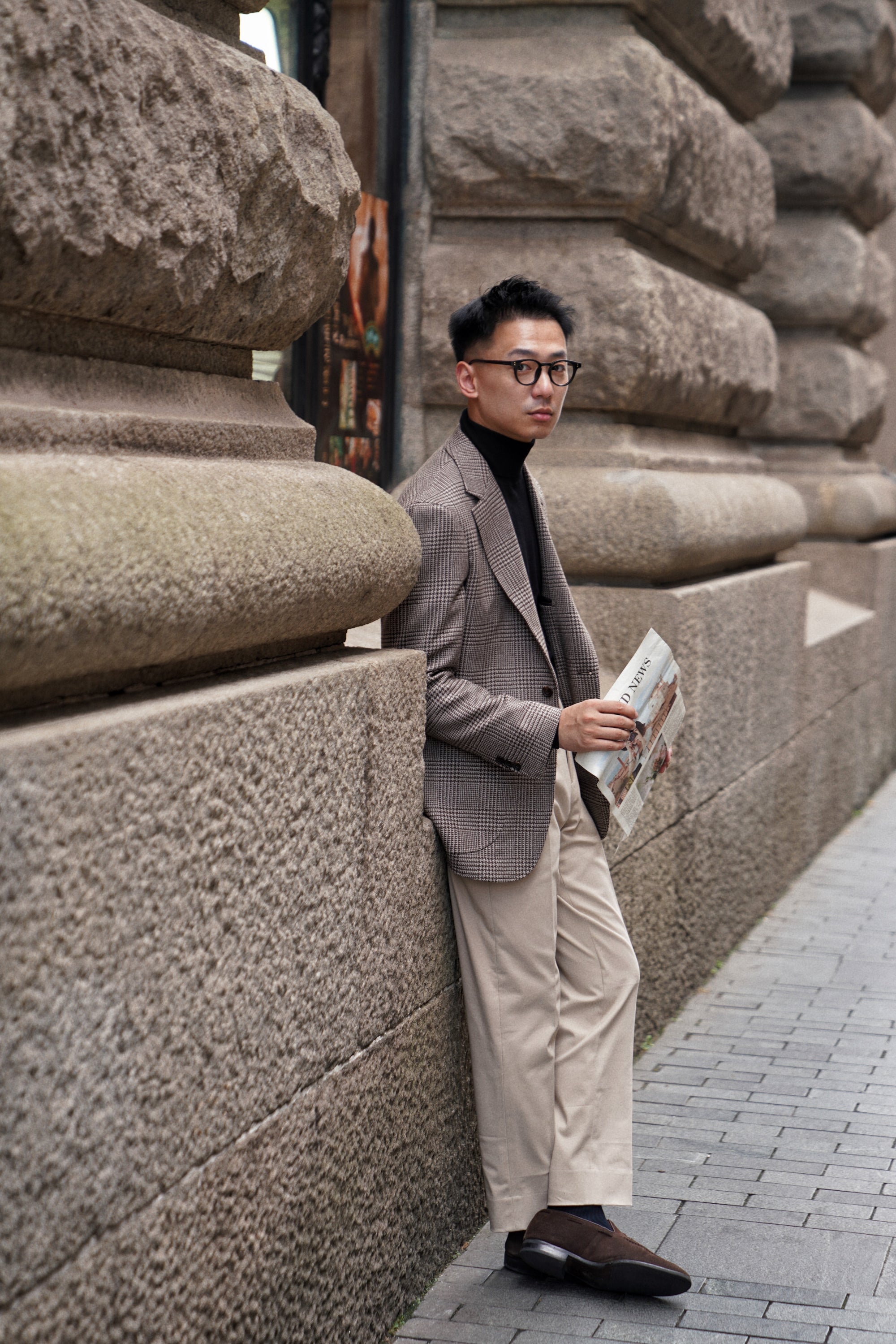 MTO Brown Glen Check Jacket #243