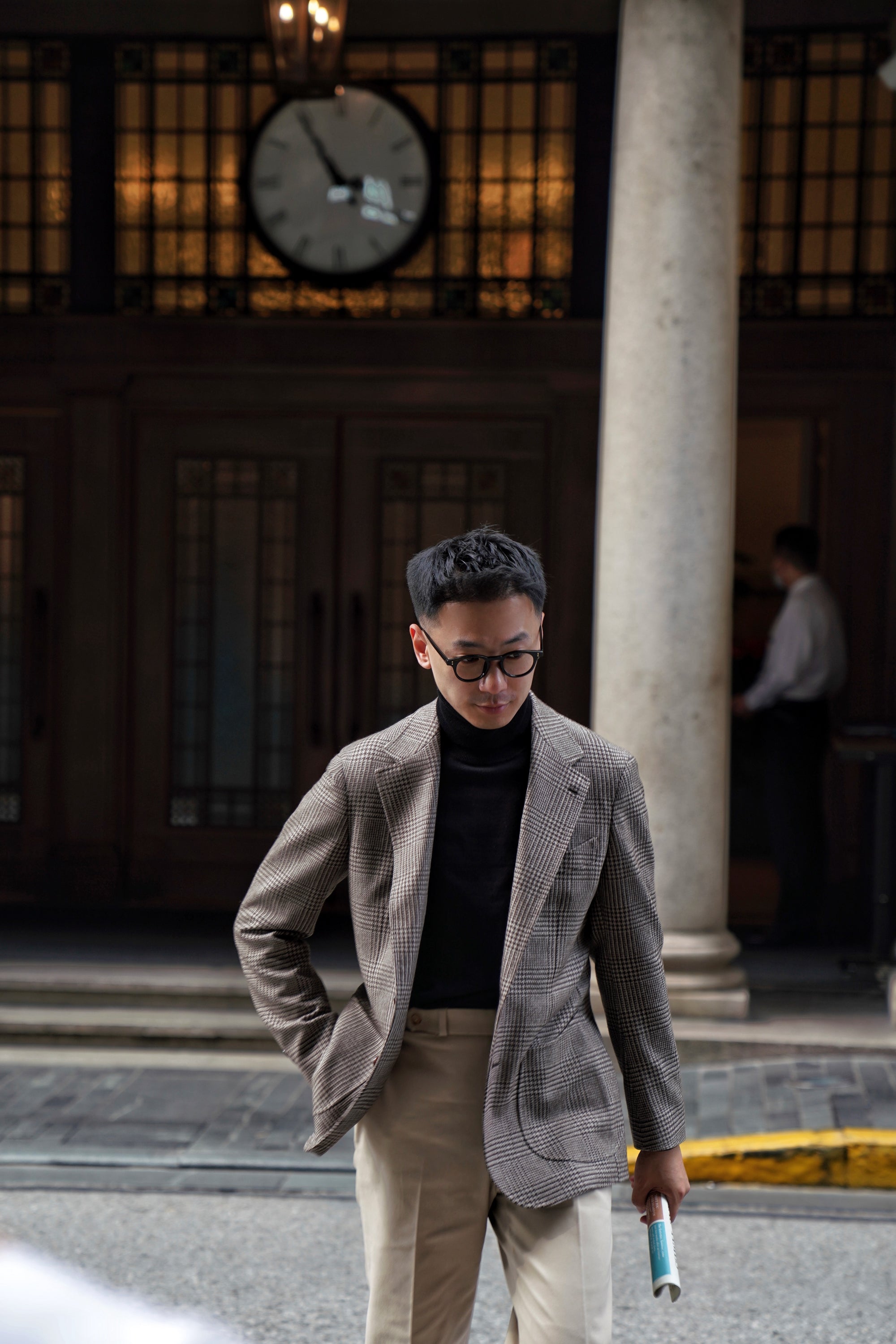 MTO Brown Glen Check Jacket #243