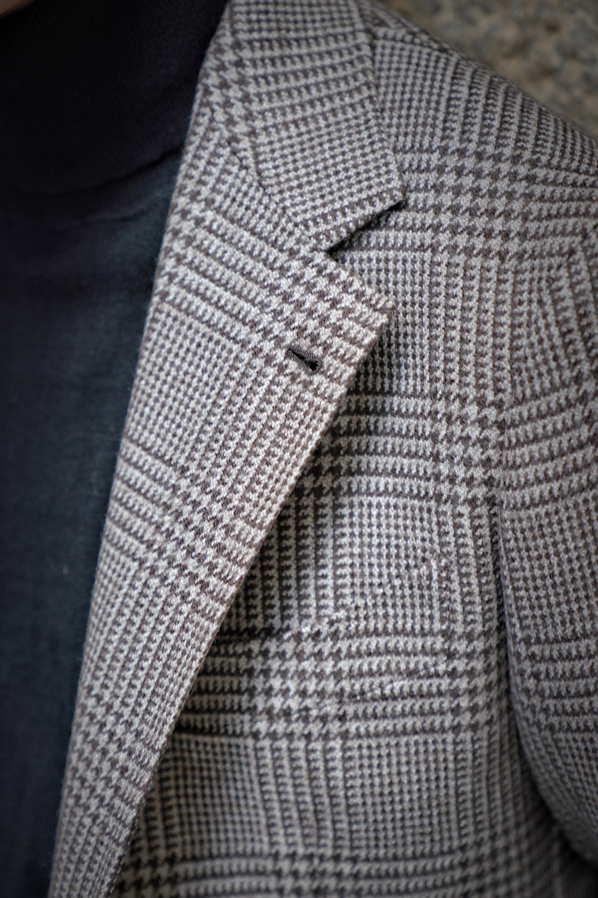 MTO Brown Glen Check Jacket #243