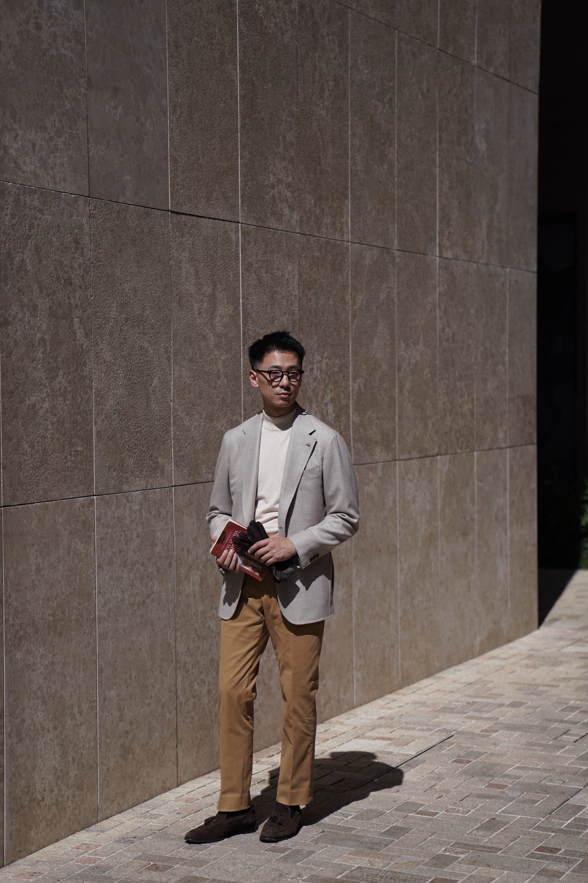 MTO Oatmeal Undyed Wool Jacket #244