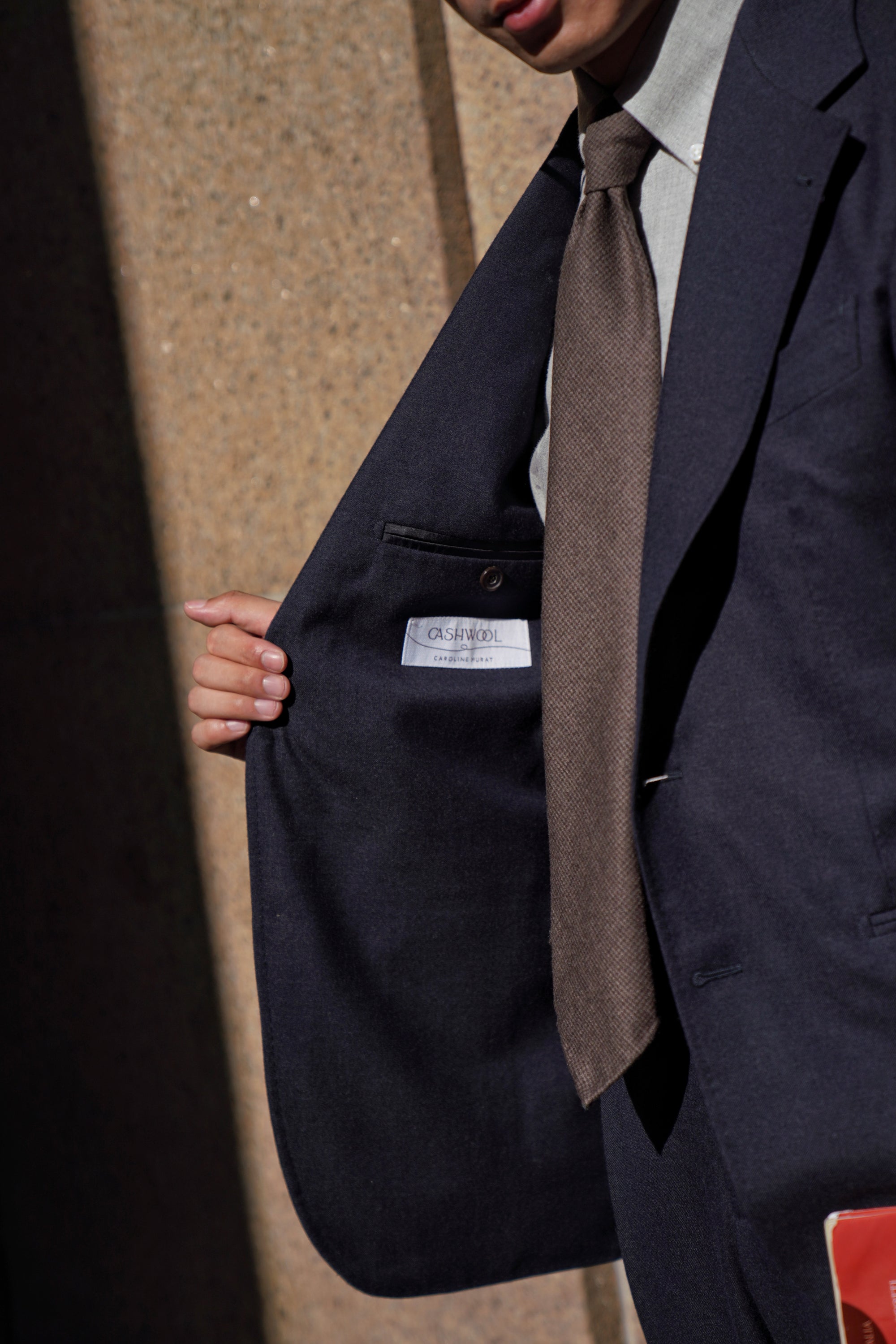 MTO Navy Worsted Flannel Suit #246