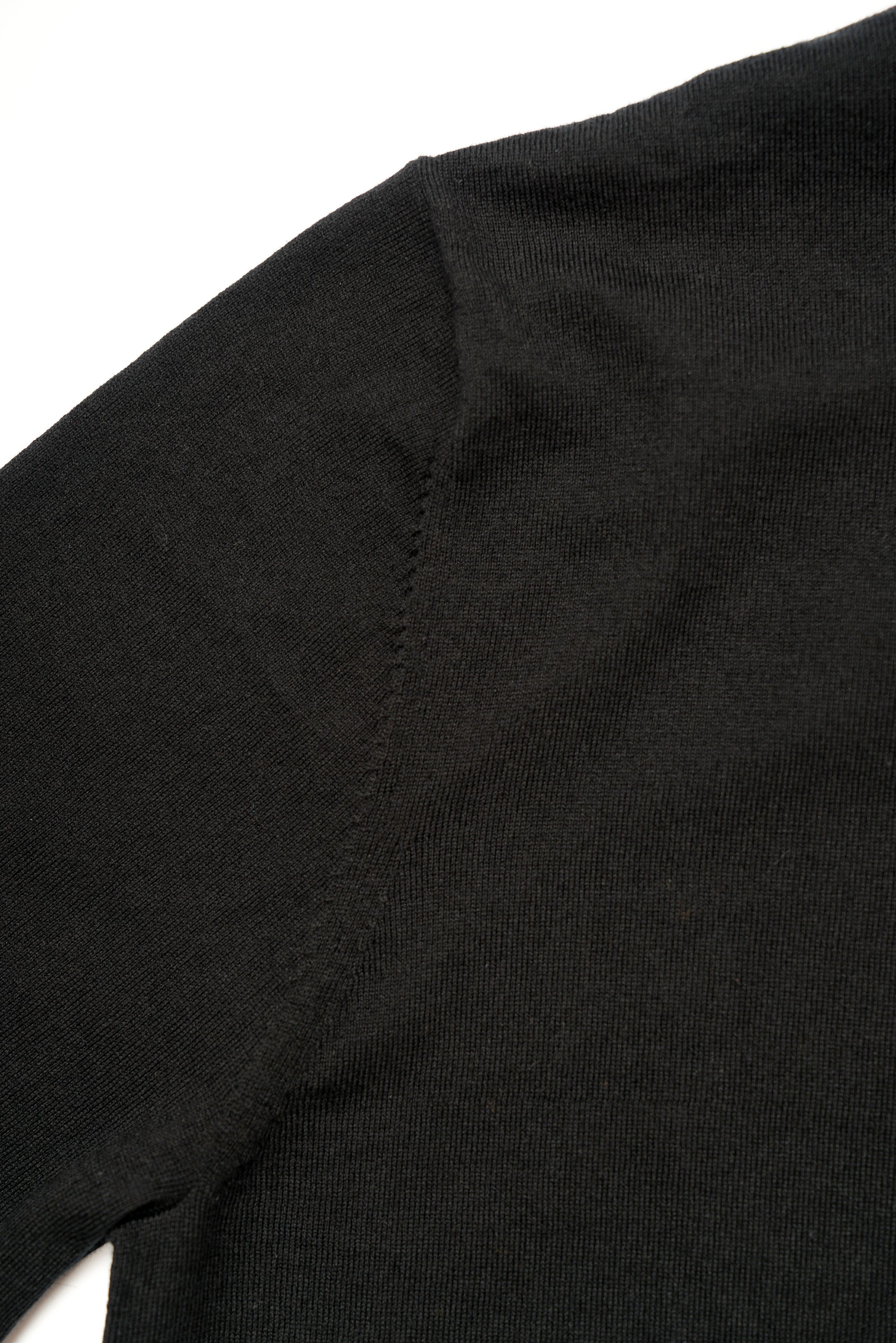 Black Long Sleeve Crew Neck Jumper