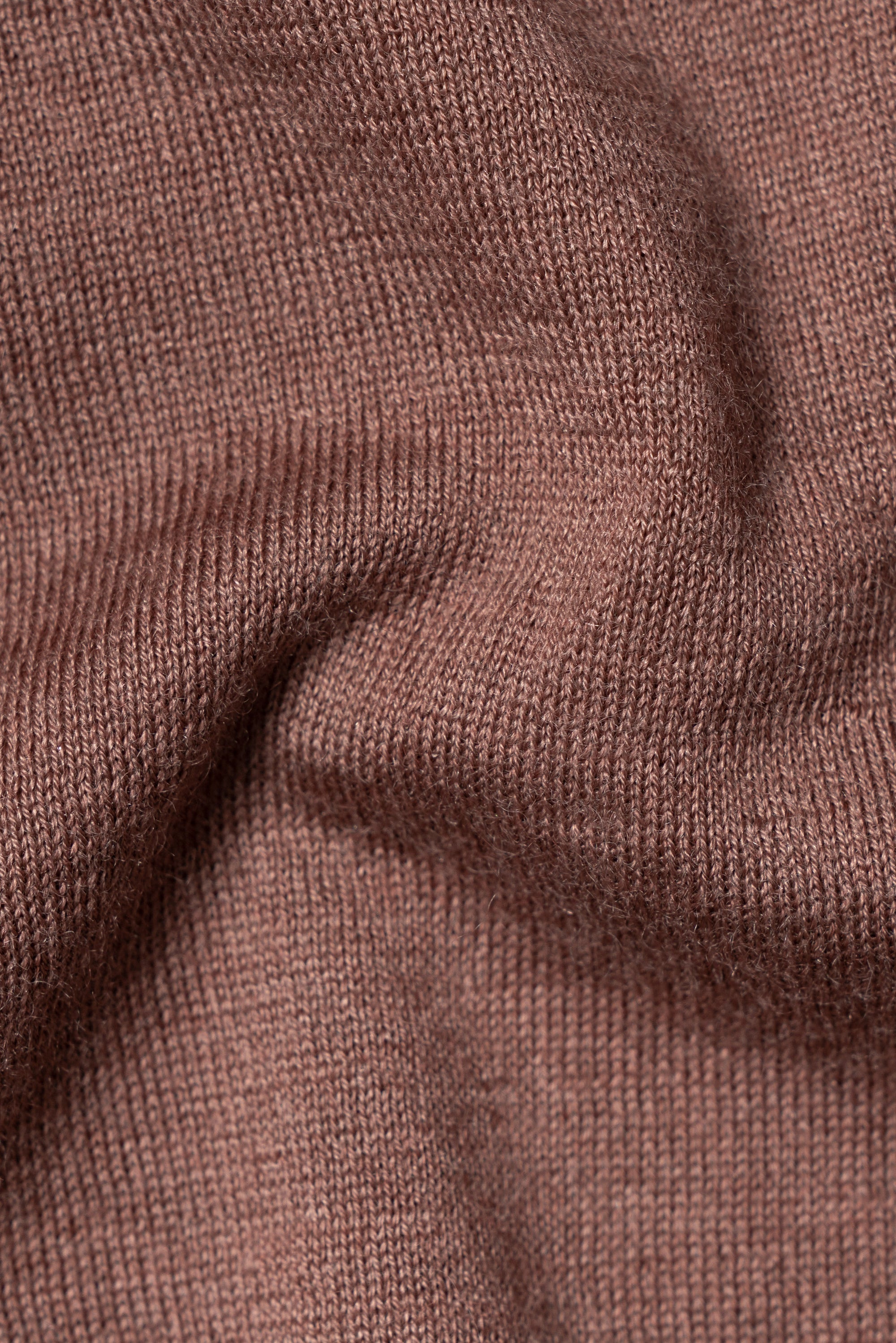 Brown Long Sleeve Crew Neck Jumper