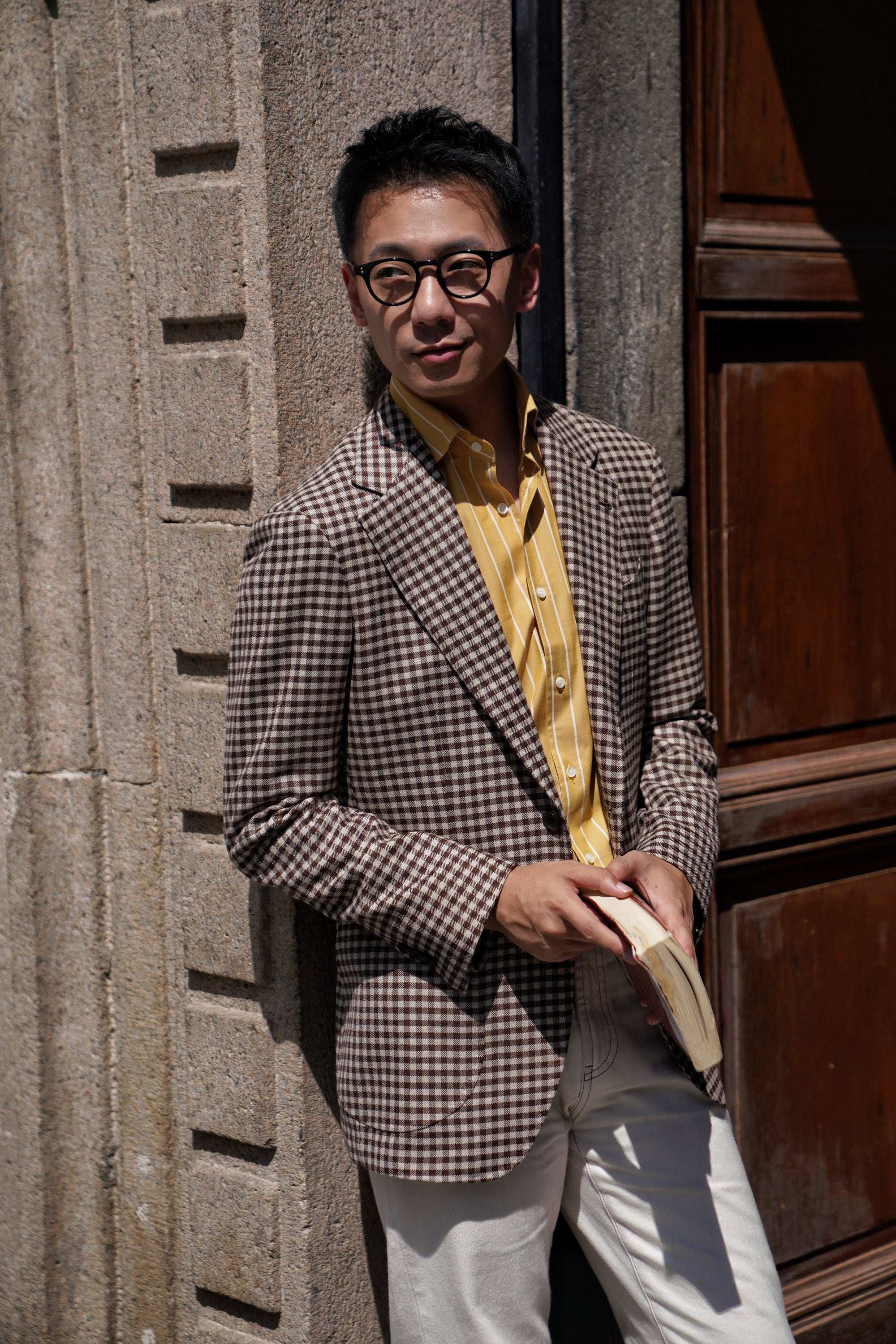 MTO Yellow Stripe Poplin Shirt