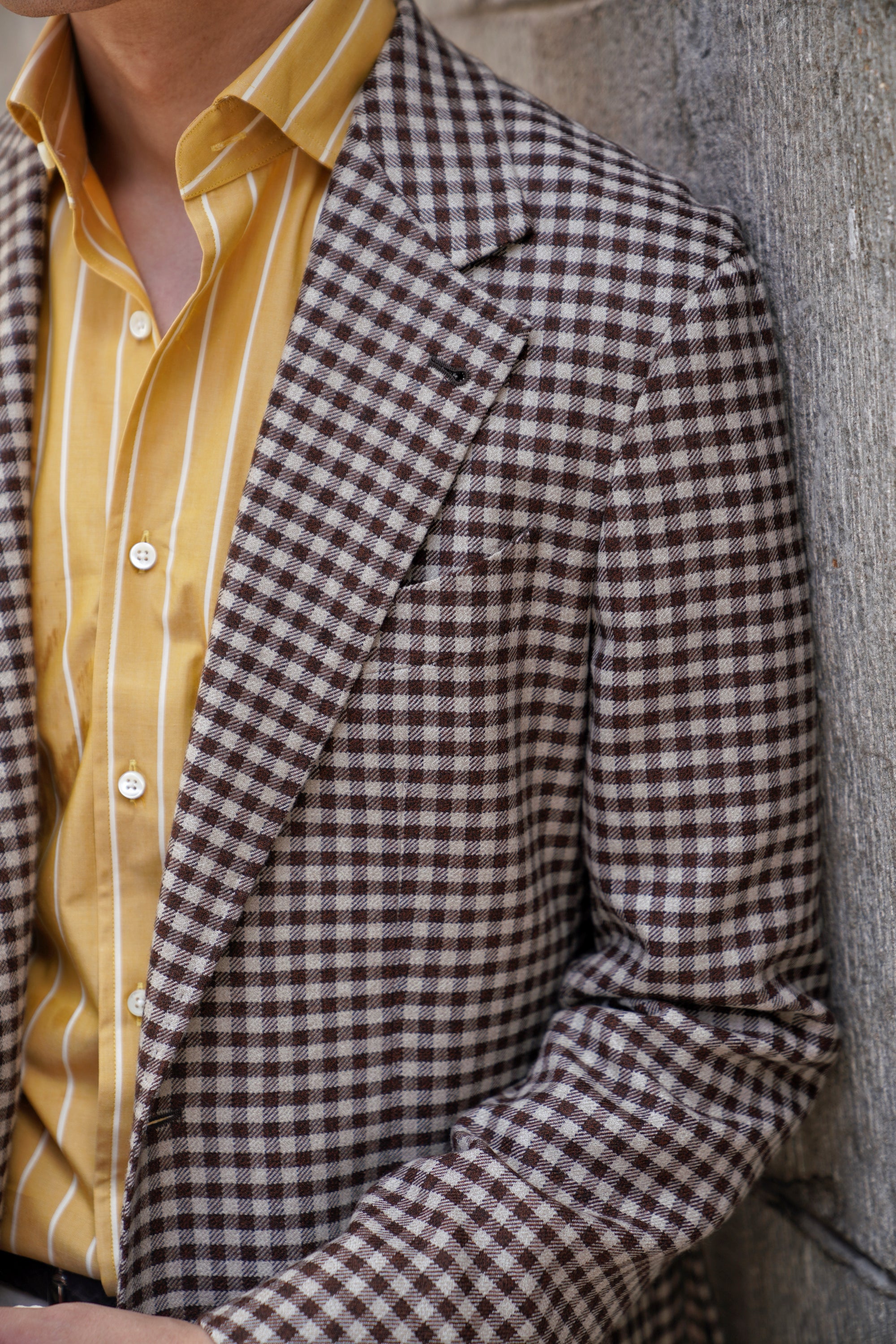 MTO Yellow Stripe Poplin Shirt