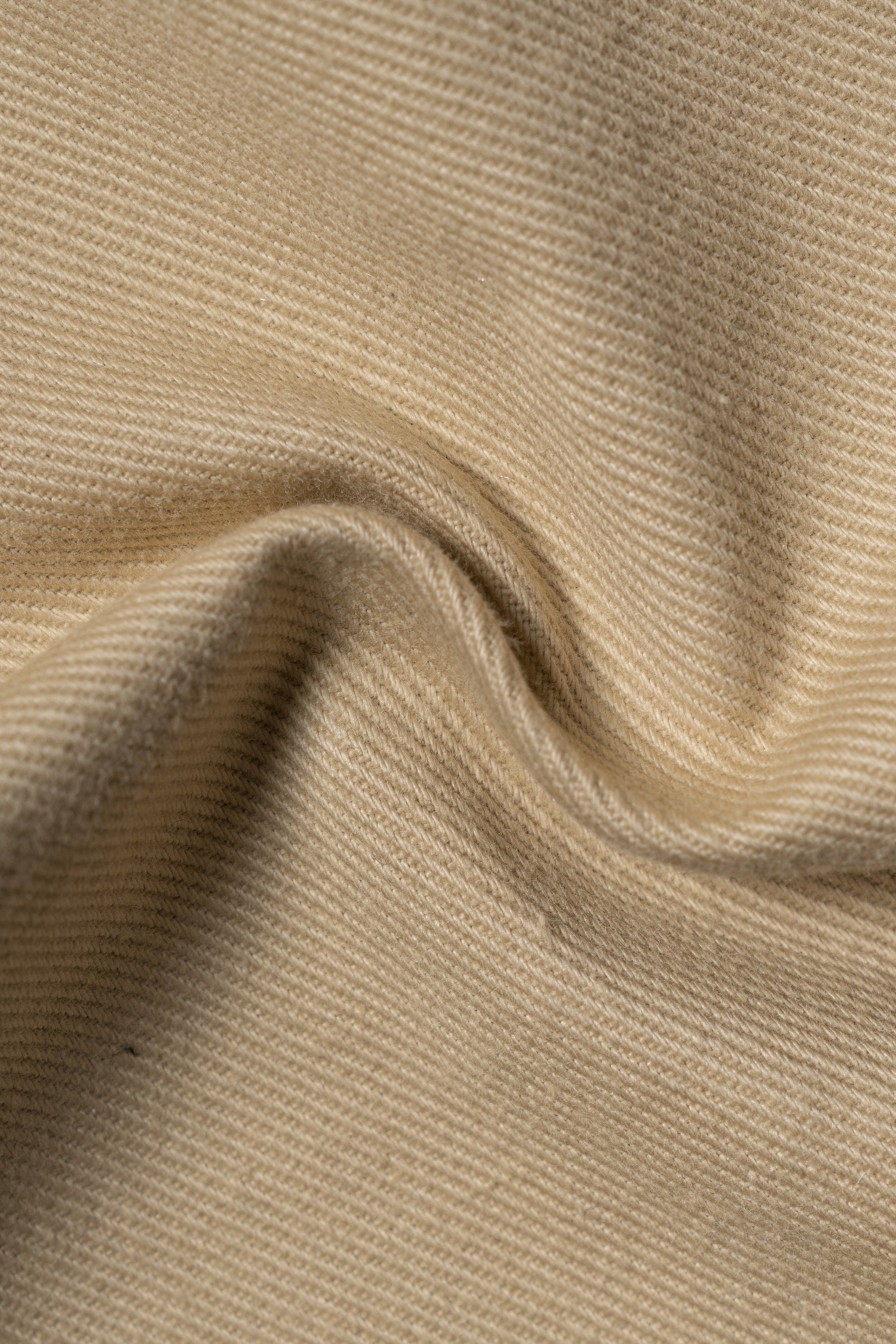 Khaki Cotton Whipcord Balmacaan Raincoat #234