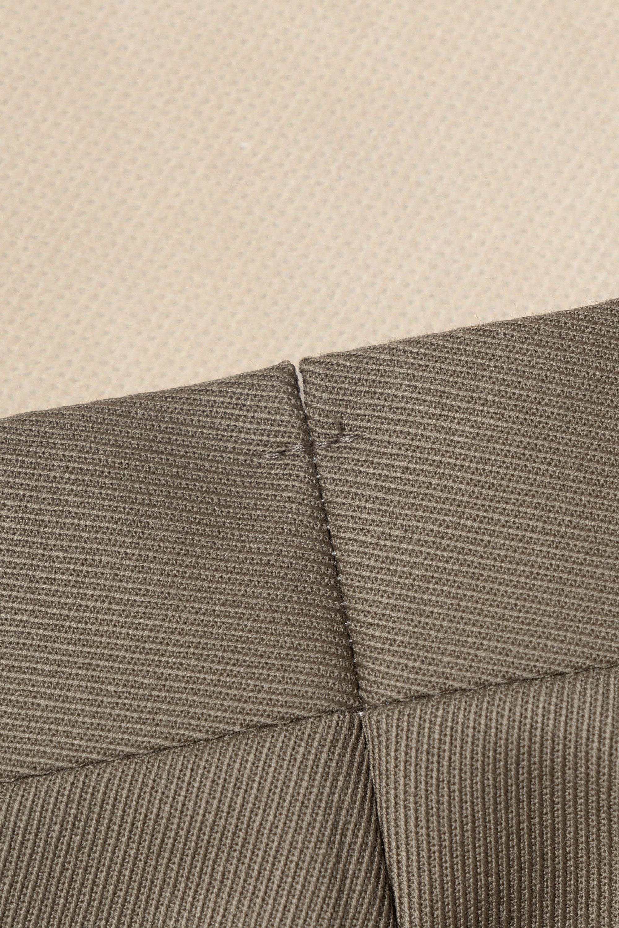 Dark Khaki Cavalry Twill Wool Trousers