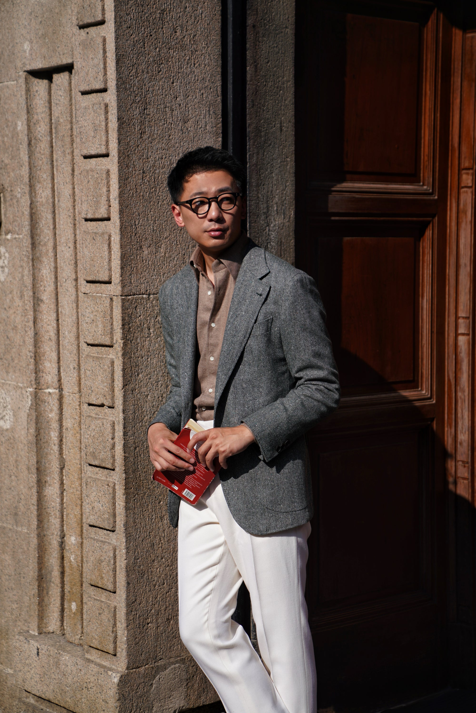 MTO Taupe Flannel Shirt