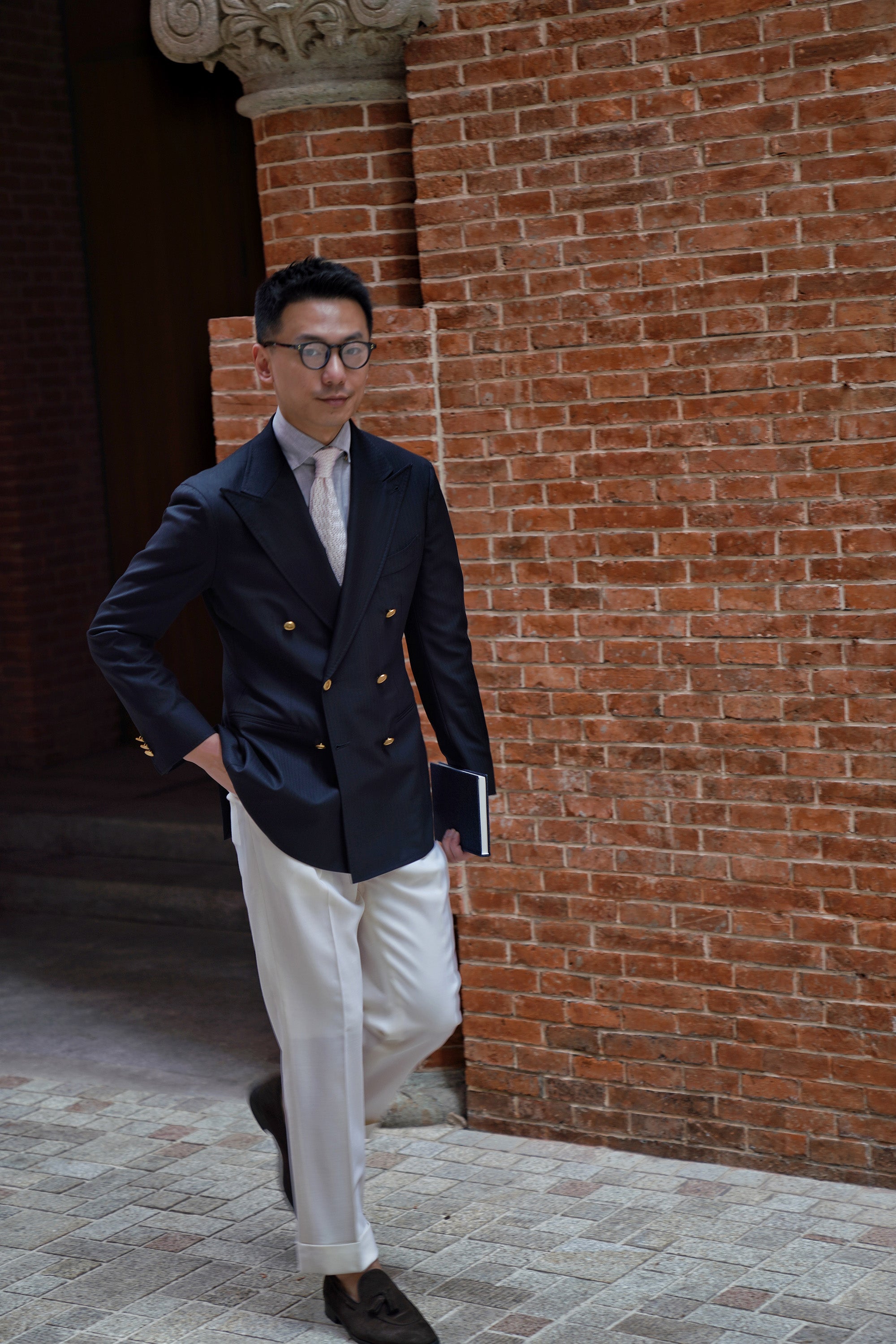 Ivory Heavy Weight Twill Trousers
