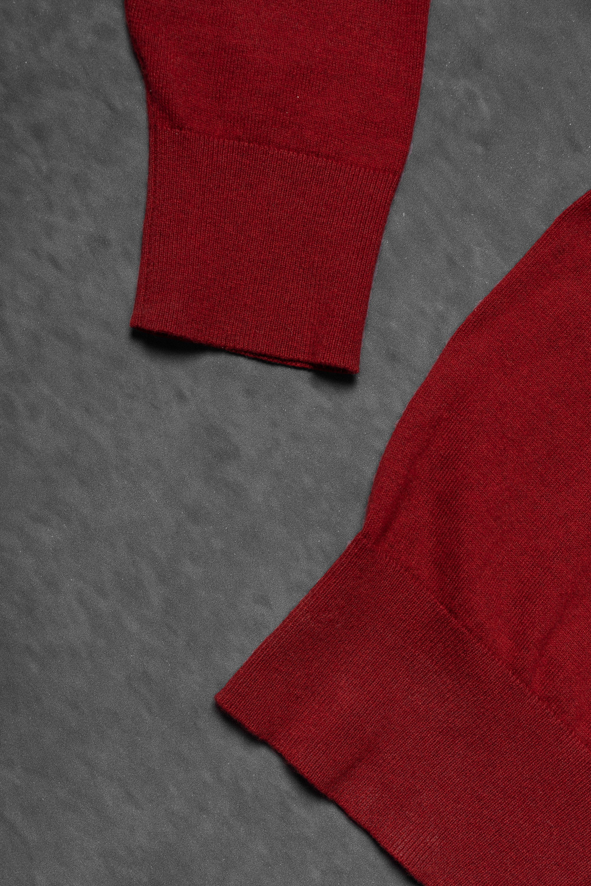 Red Roll Neck Jumper