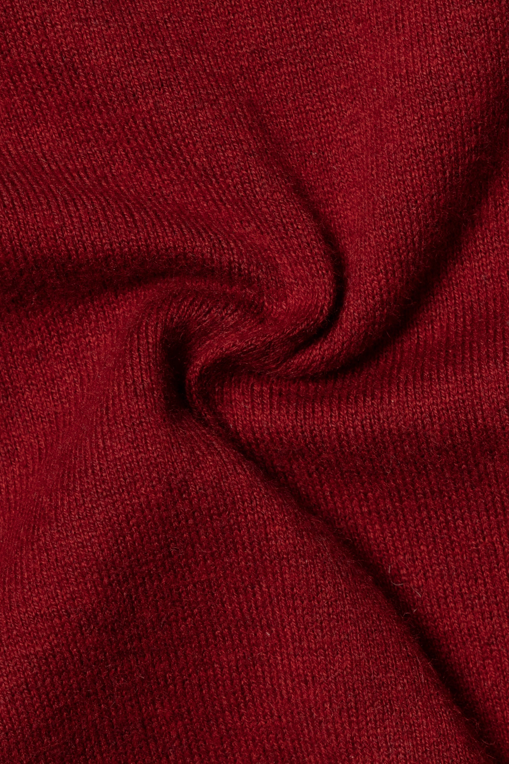 Red Roll Neck Jumper