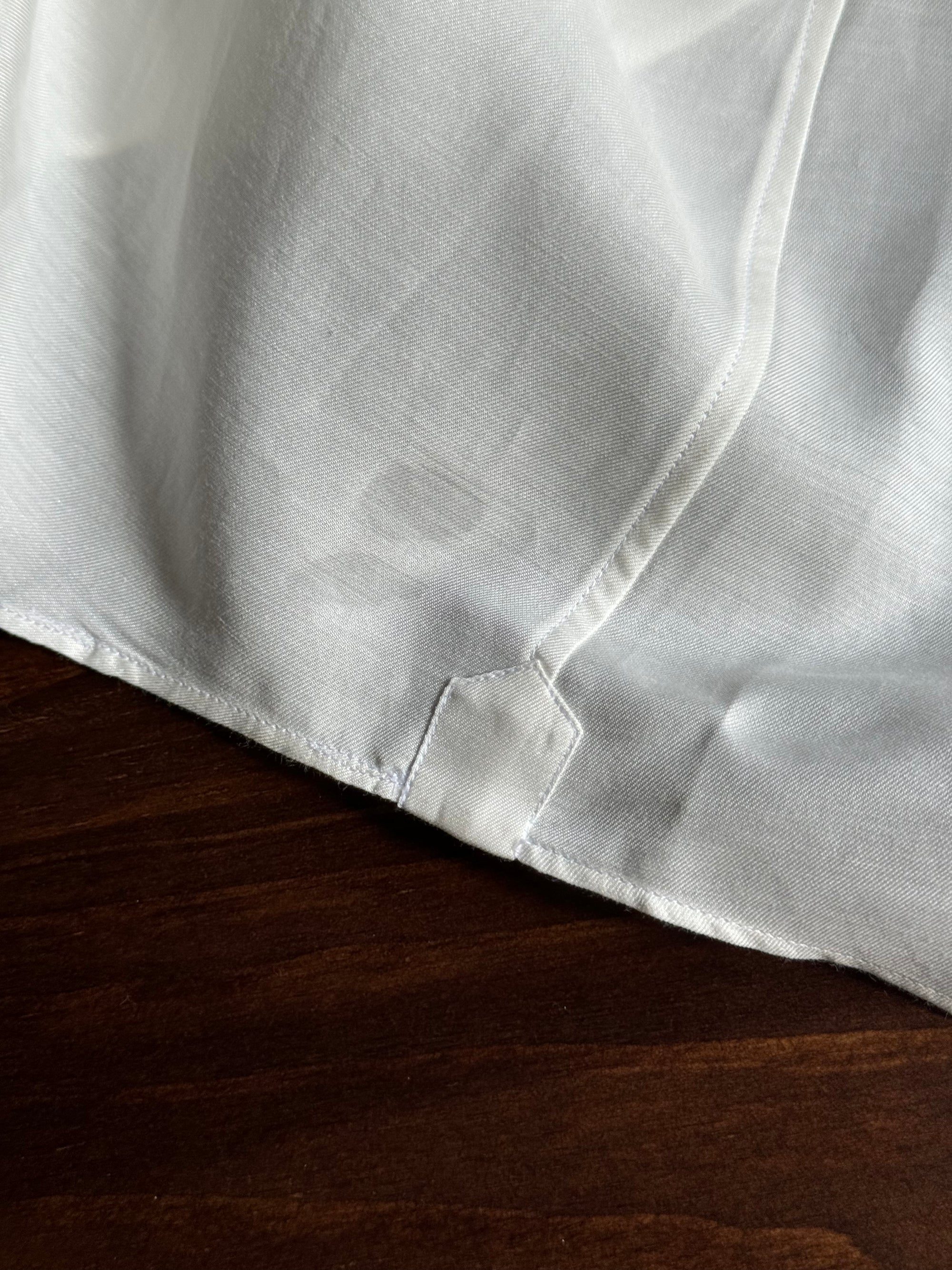 MTO Beige Silk Cotton Blending Shirt