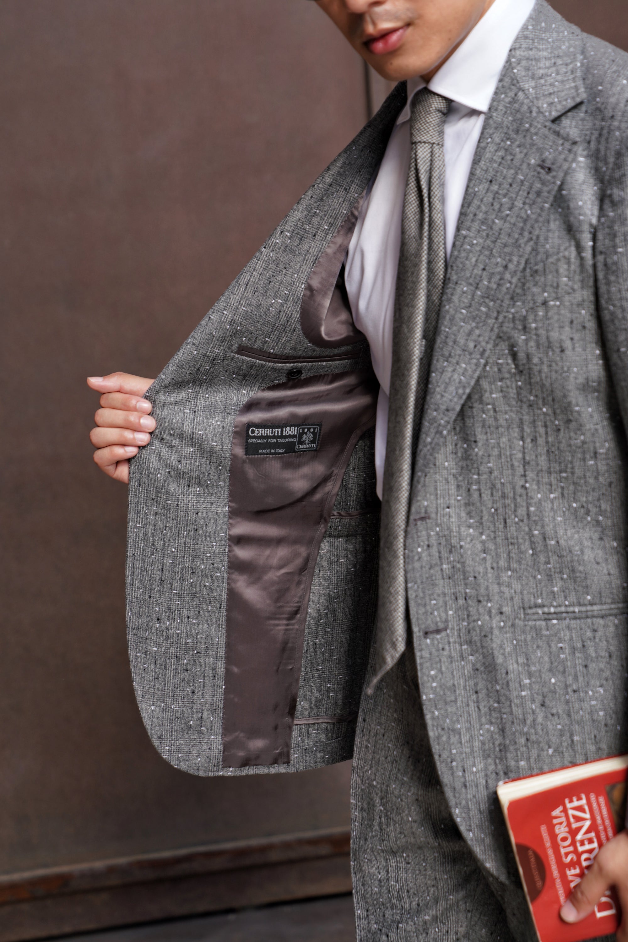 Grey Dotted Glen Check Suit #79
