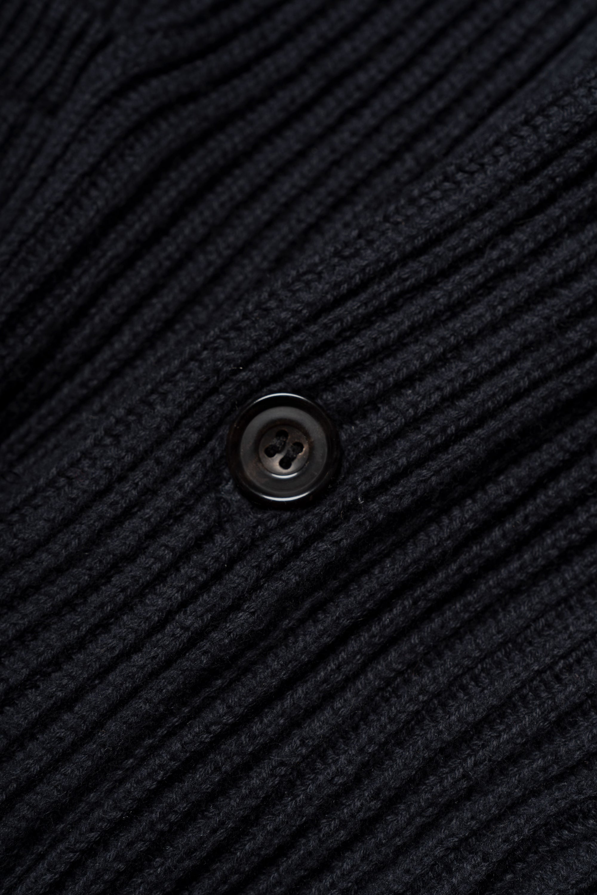 Navy Shawl Lapel Cardigan