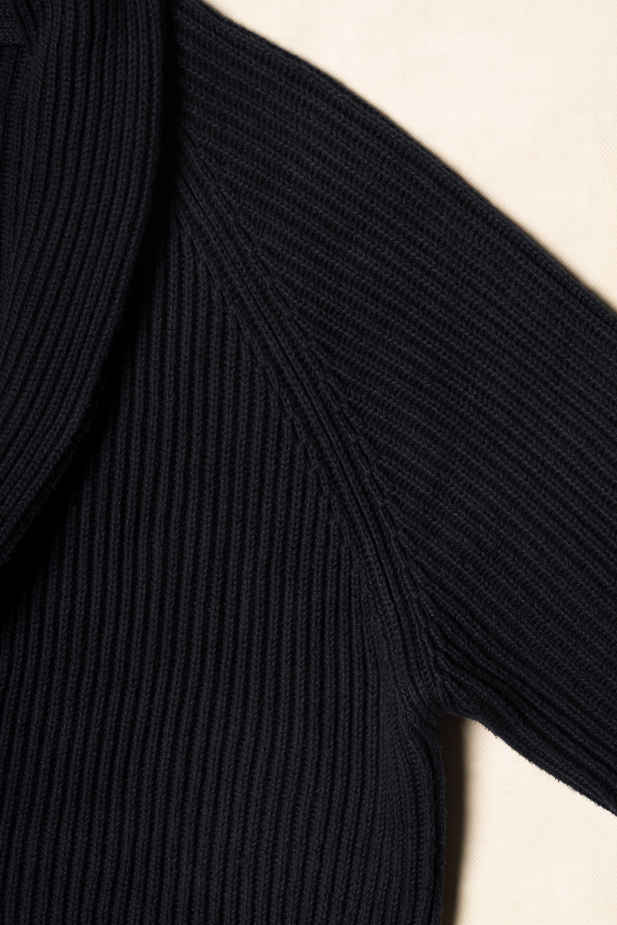 Navy Shawl Lapel Cardigan