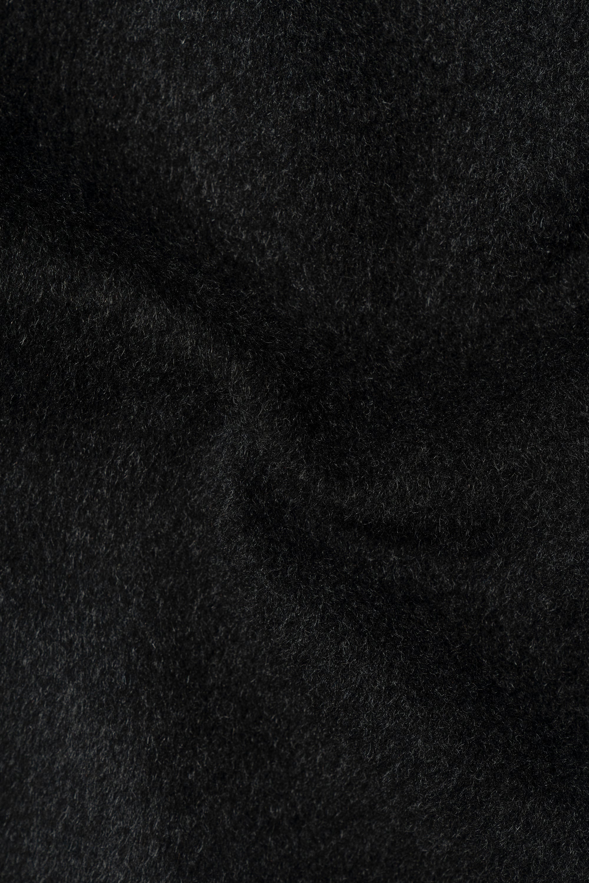 Black Wool Chesterfield Coat