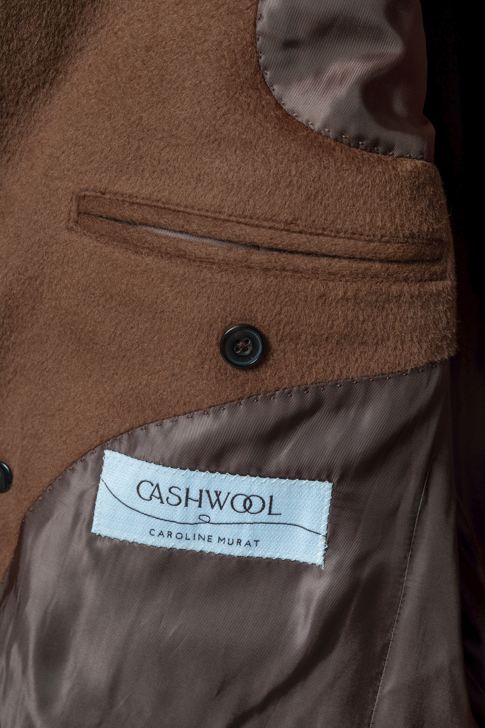 Terracotta Wool Chesterfield Coat #229