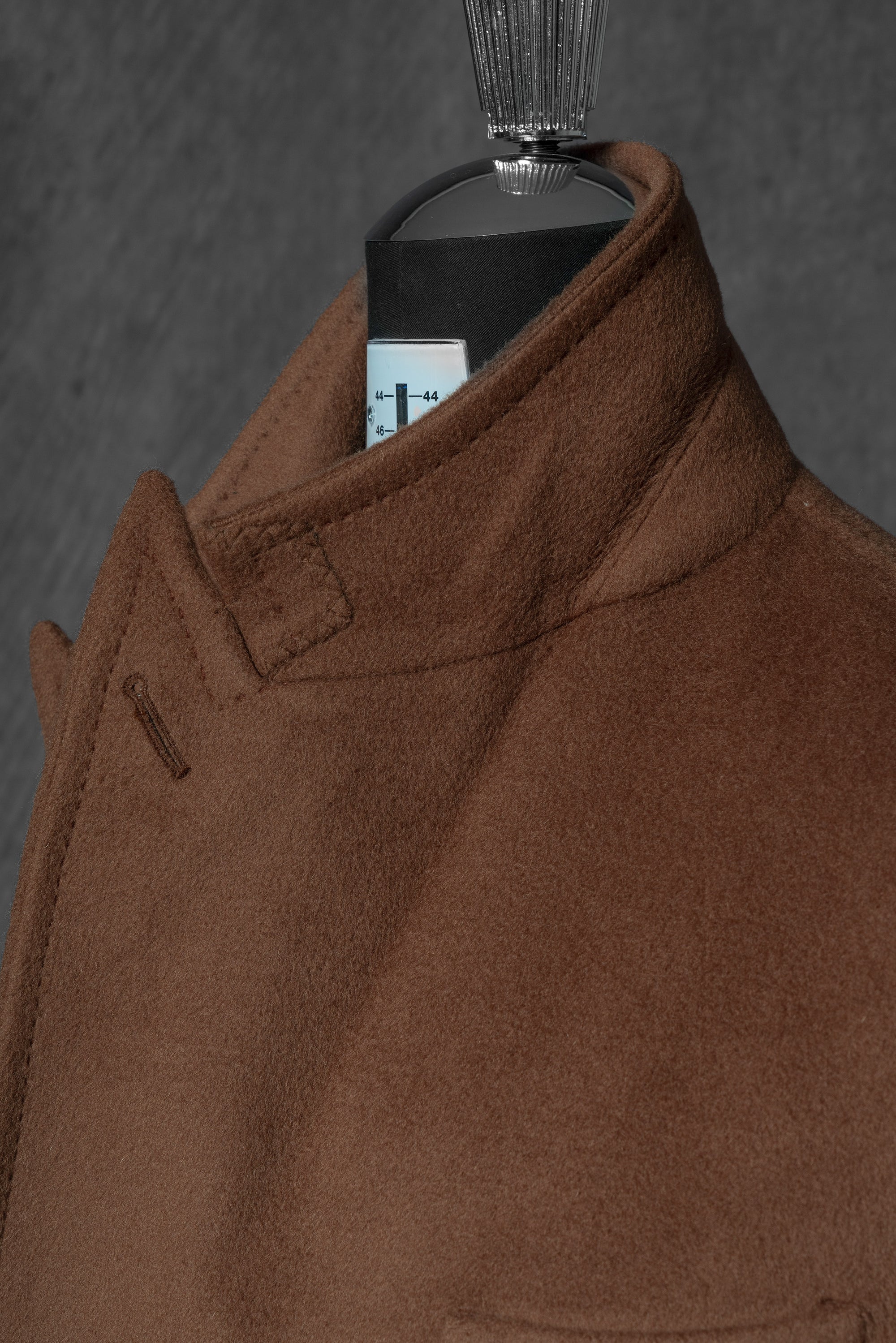 Terracotta Wool Chesterfield Coat #229