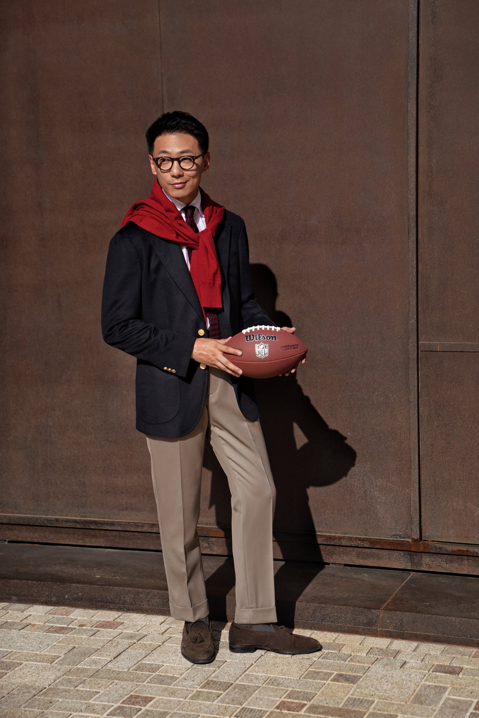 Navy Cashmere Blazer #154