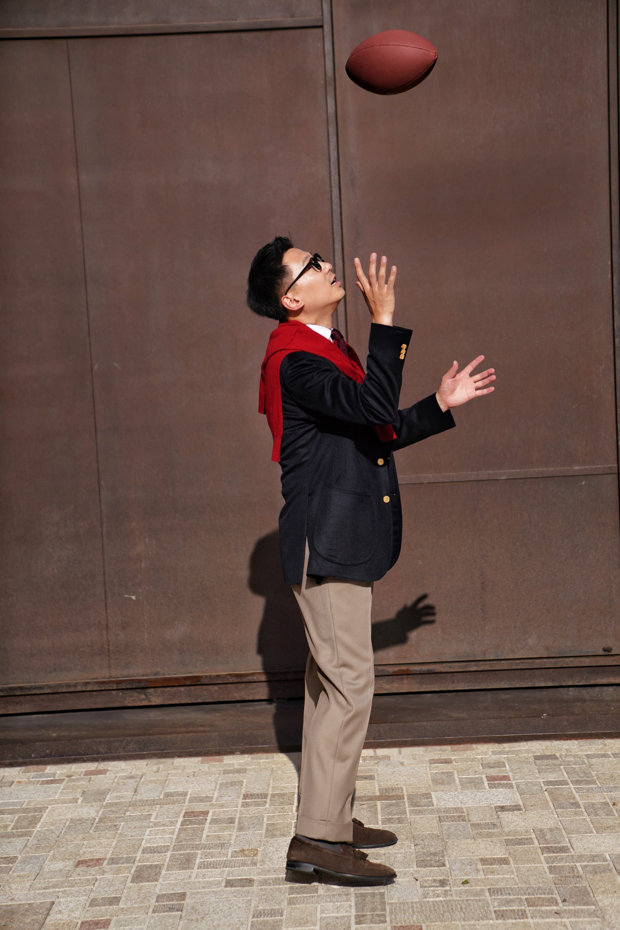 Navy Cashmere Blazer #154