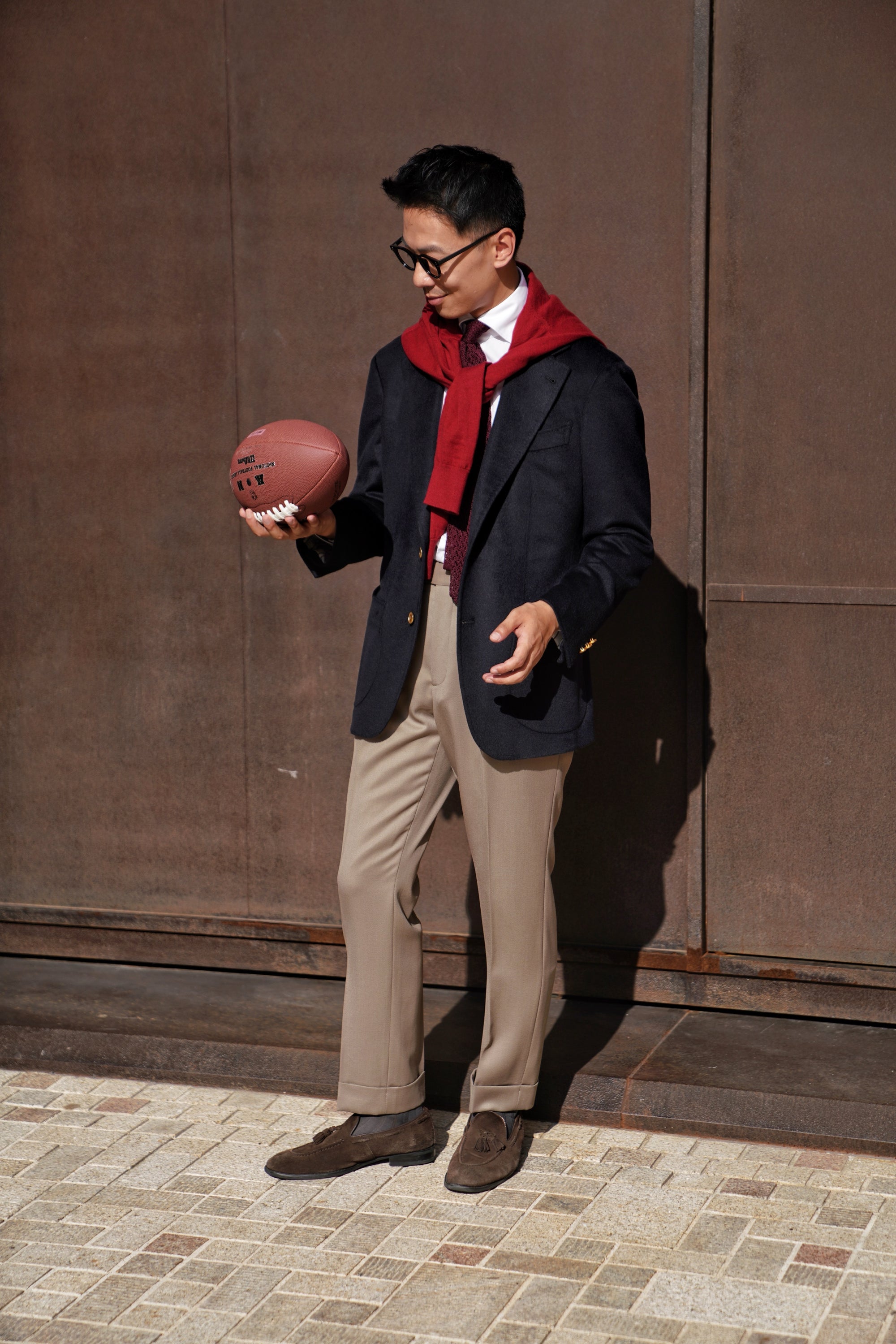 Navy Cashmere Blazer #154