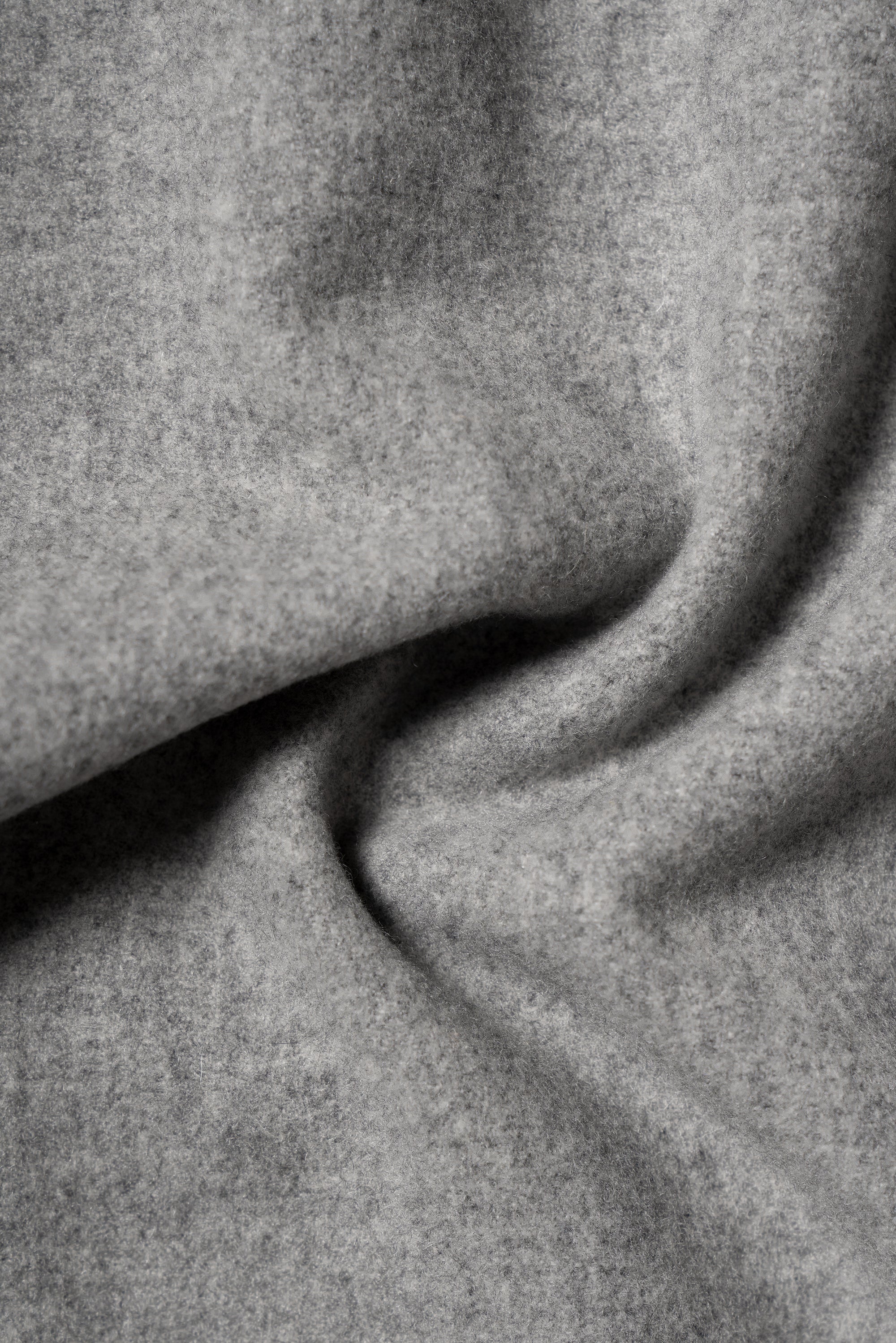 MTO Light Grey Wool Cashmere Chesterfield Coat
