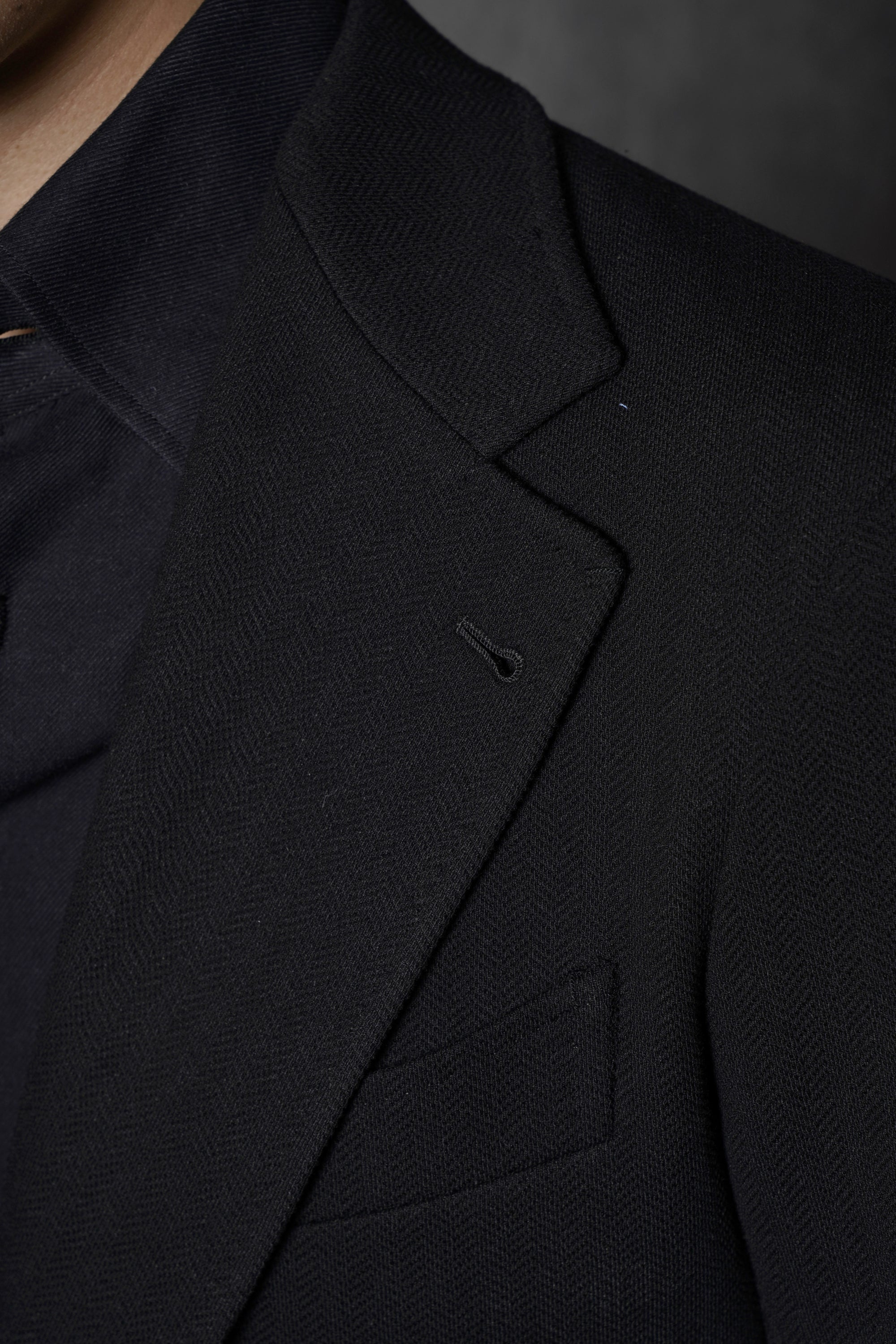 MTO Black Single Breasted Blazer #273
