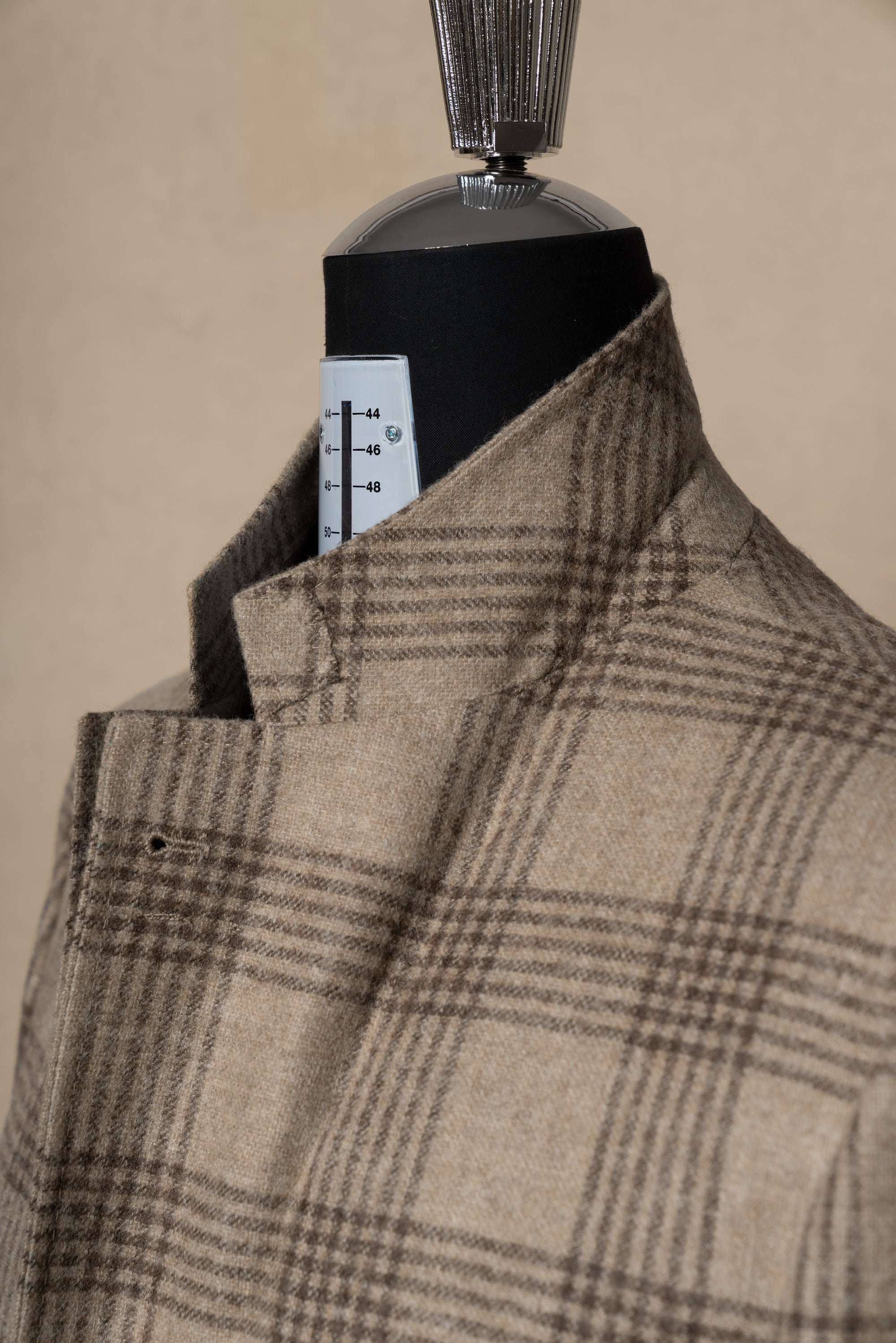 Creamy Camel Glen Check Jacket #262