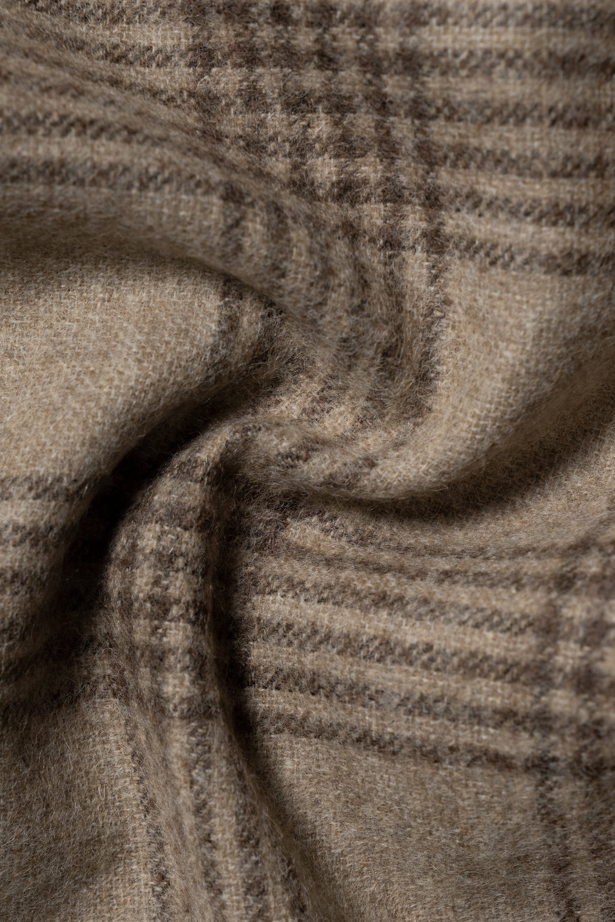 Creamy Camel Glen Check Jacket #262