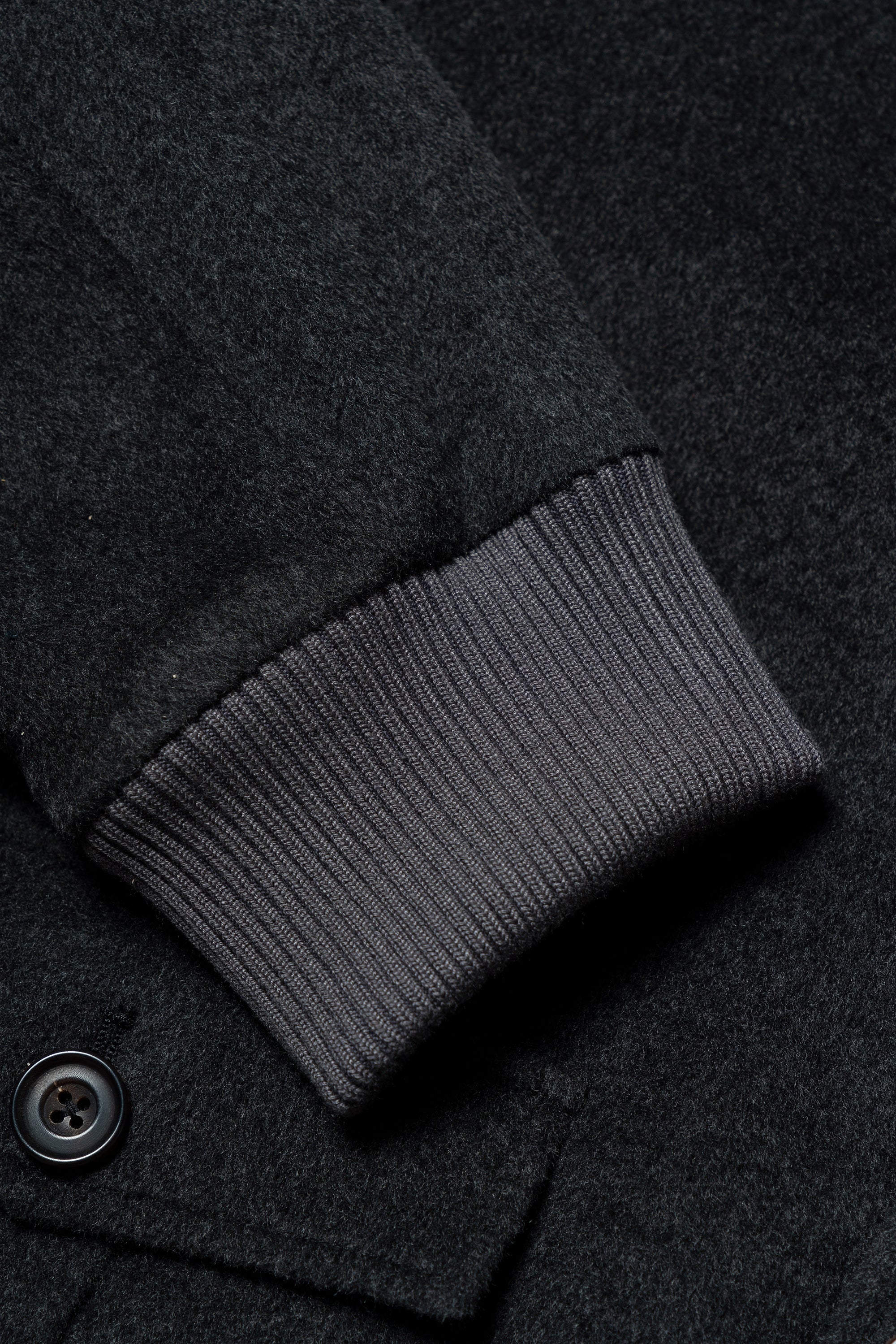 Charcoal Wool Camel Hair Silk A1 Jacket