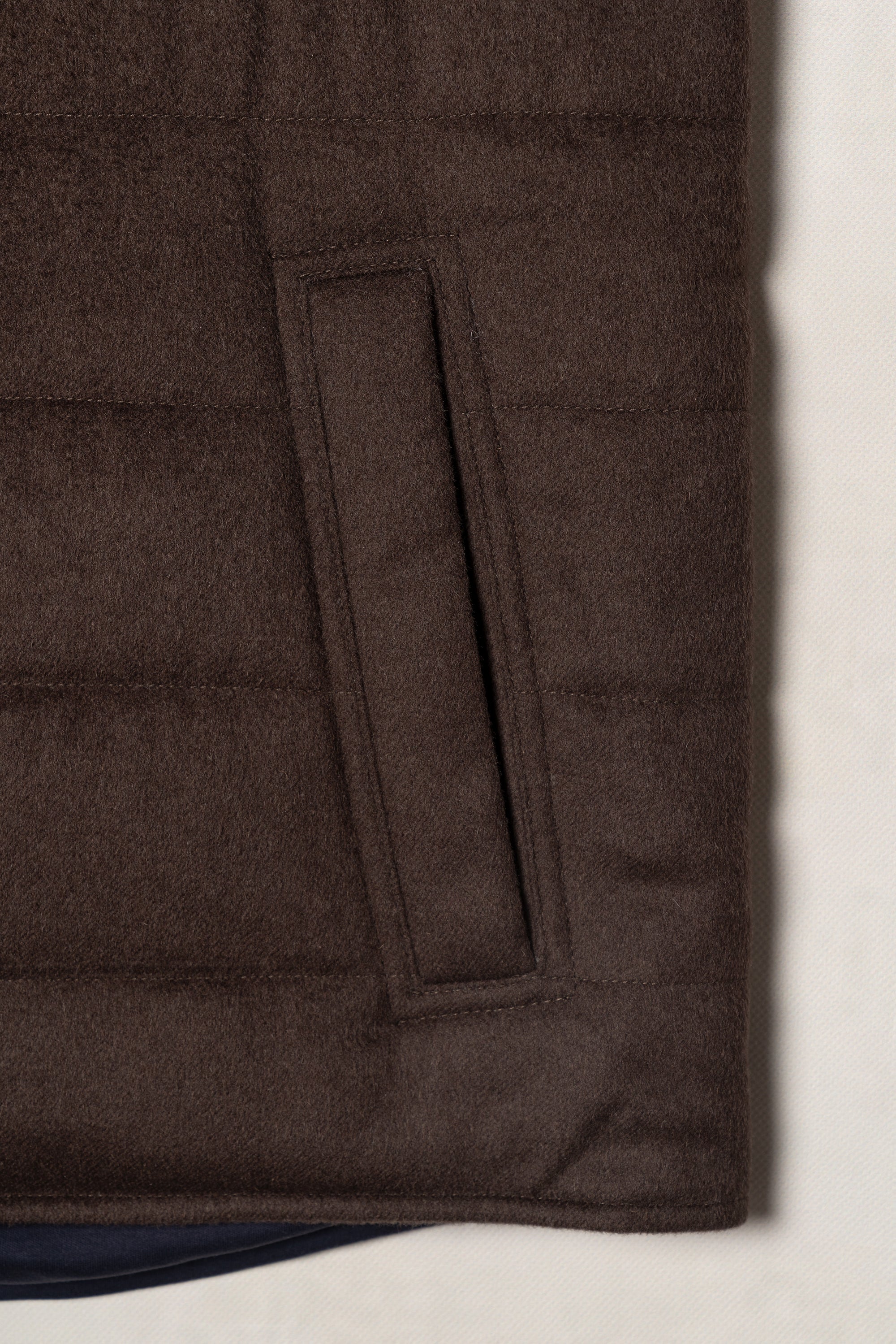 Chocolate Wool Silk Gilet