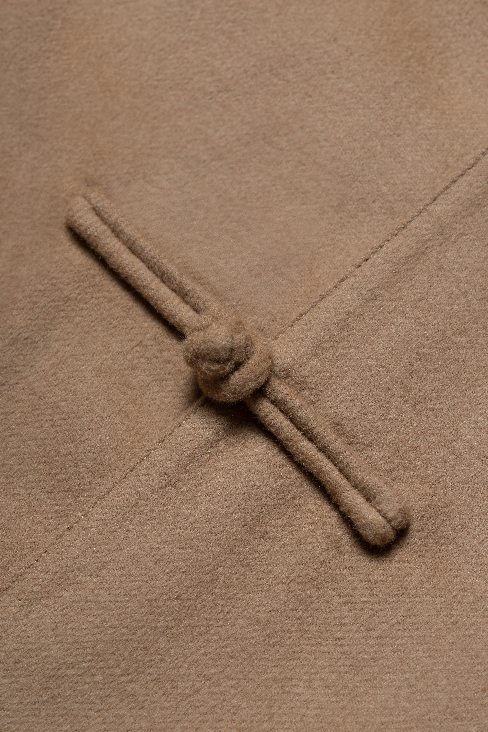 Camel Wool Silk Mandarin Jacket