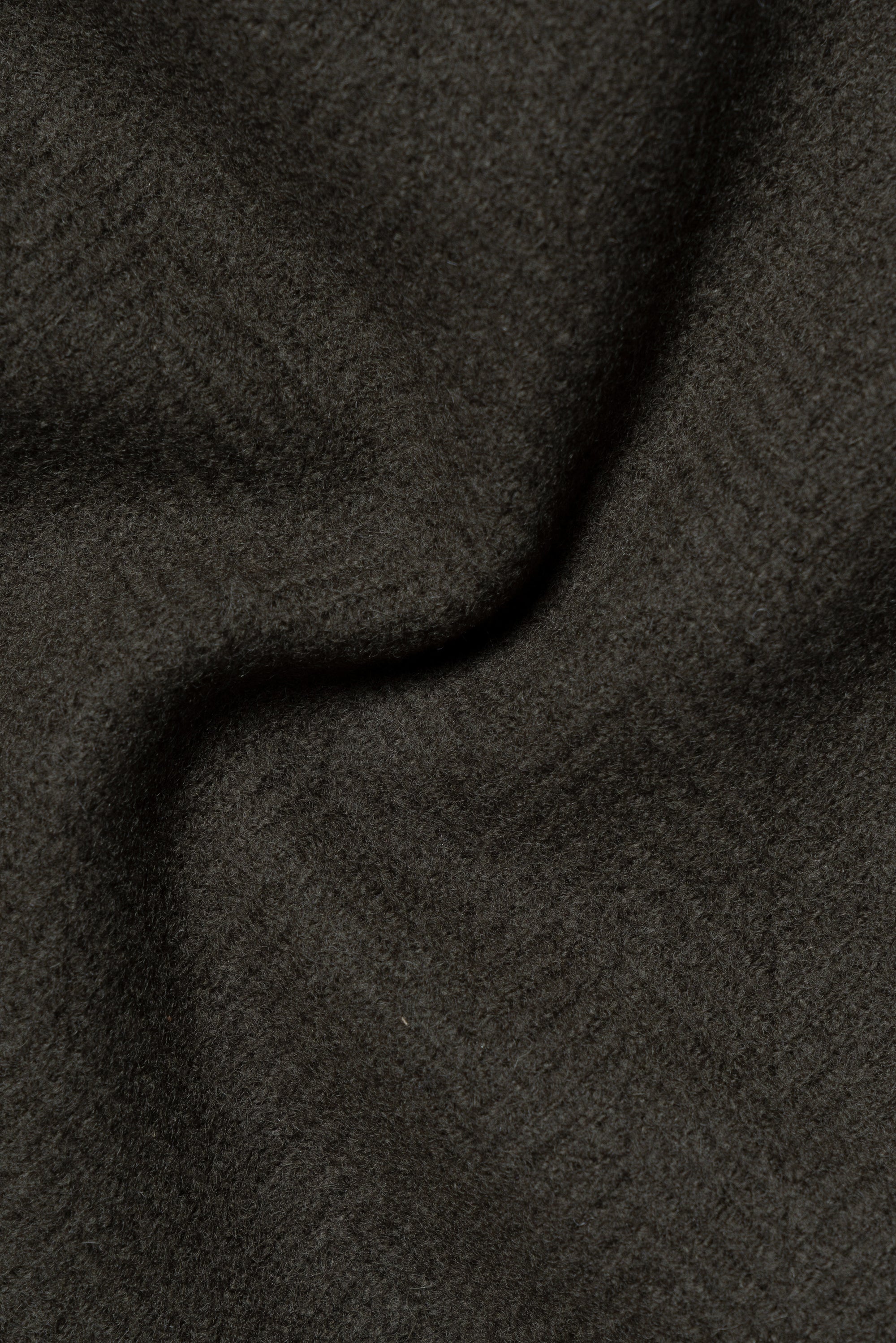 Olive Herringbone Wool Cashmere N3B Parka