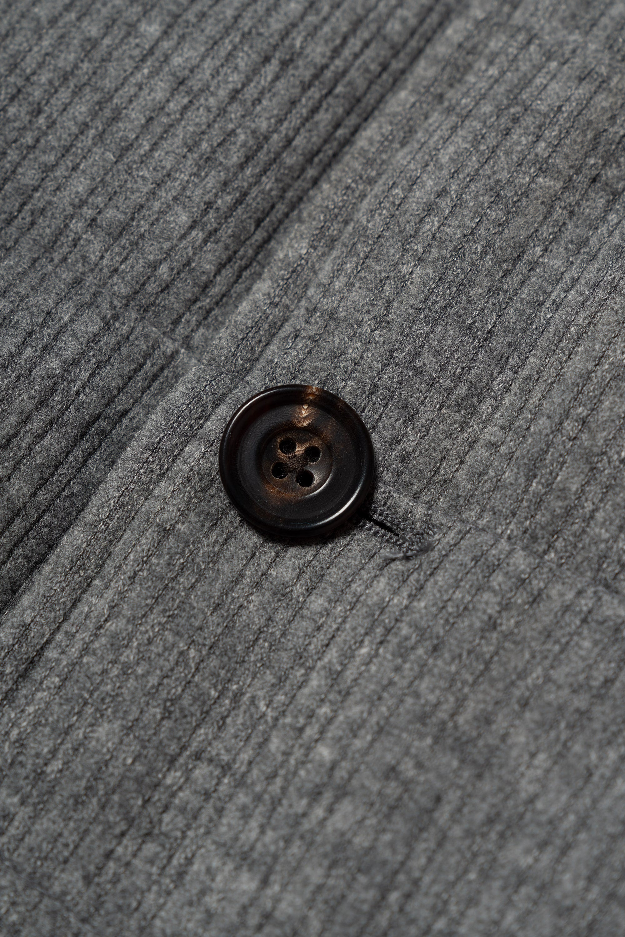 Mid Grey Corduroy Gilet