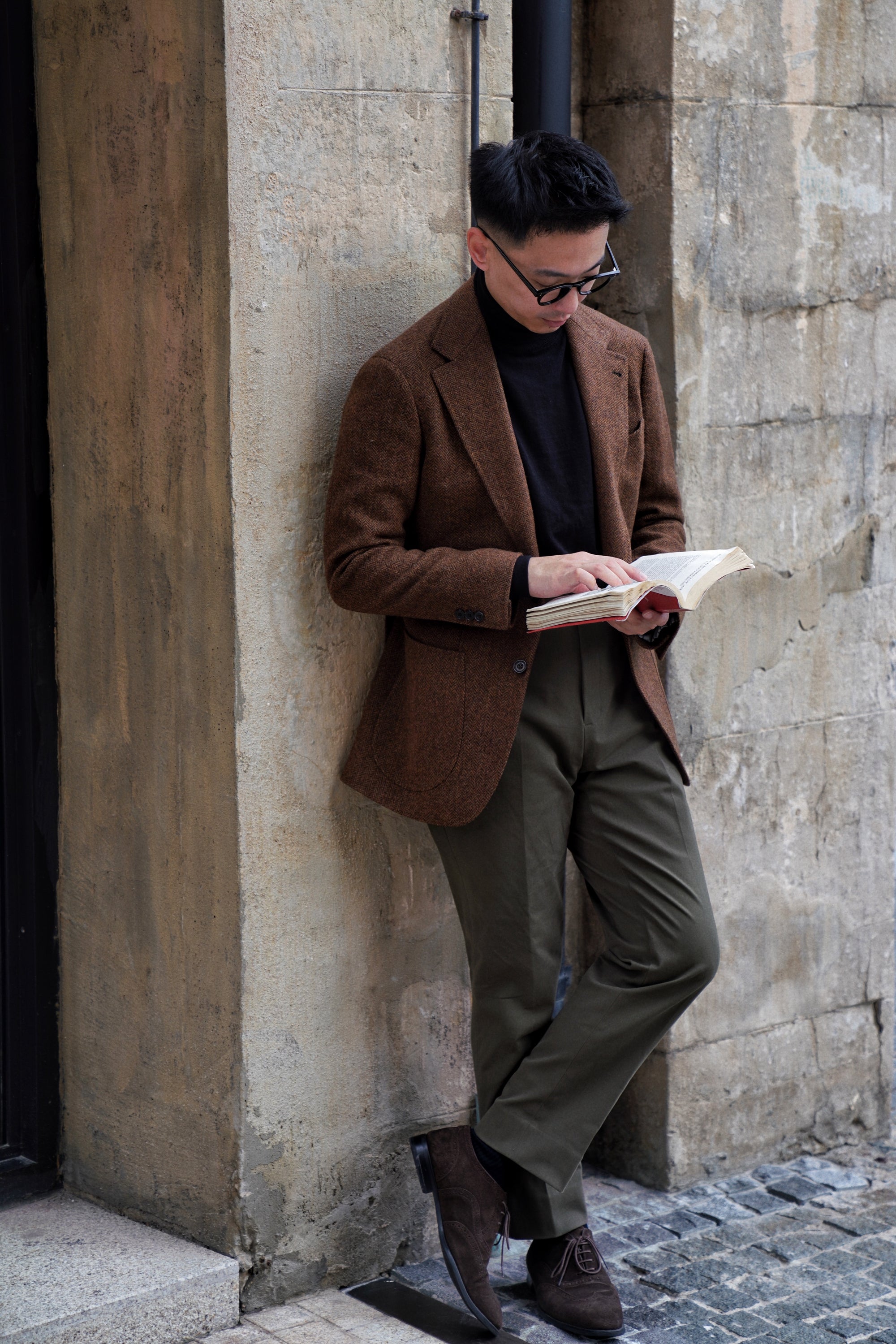 MTO Rusty Herringbone Tweed Jacket #170