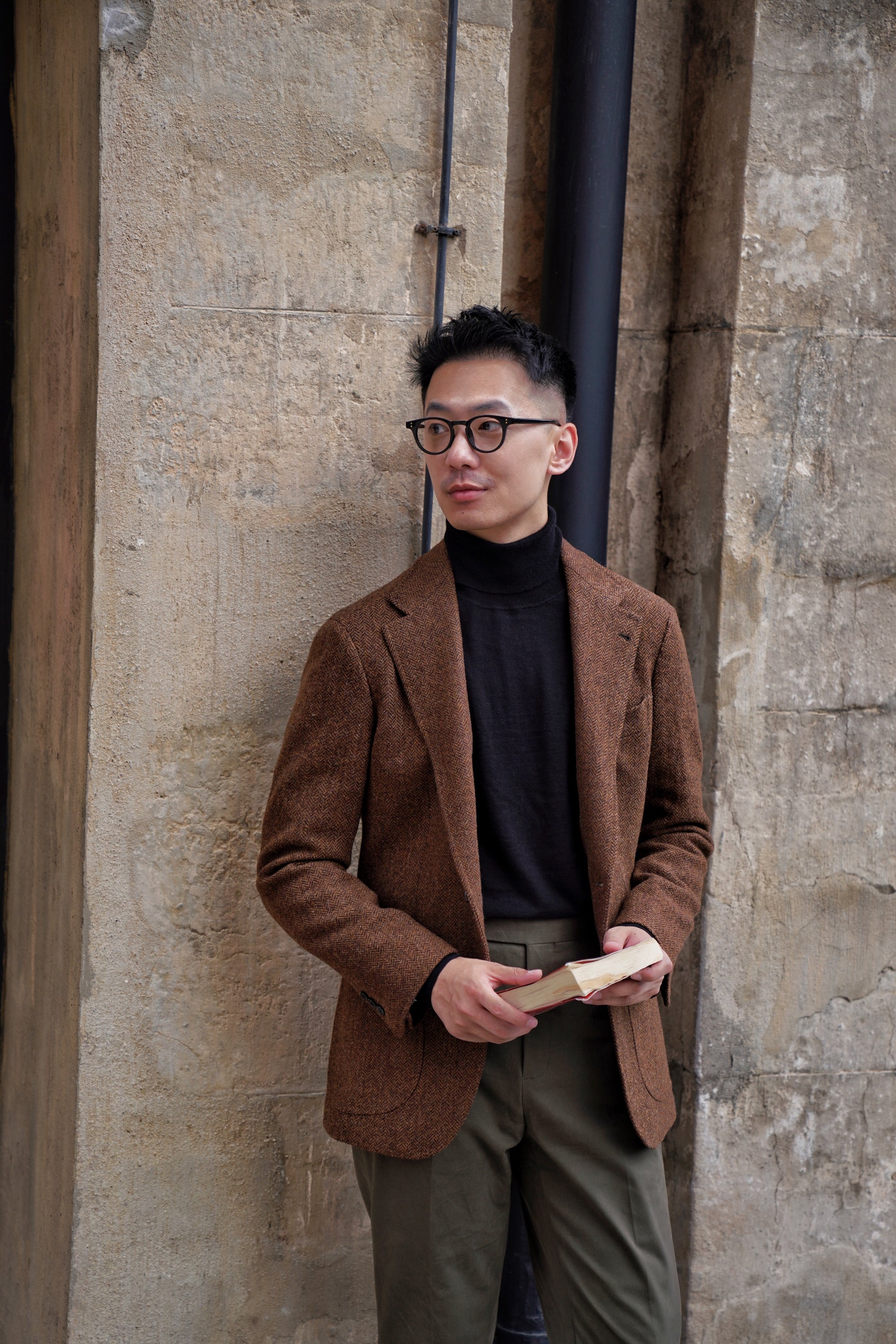 MTO Rusty Herringbone Tweed Jacket #170
